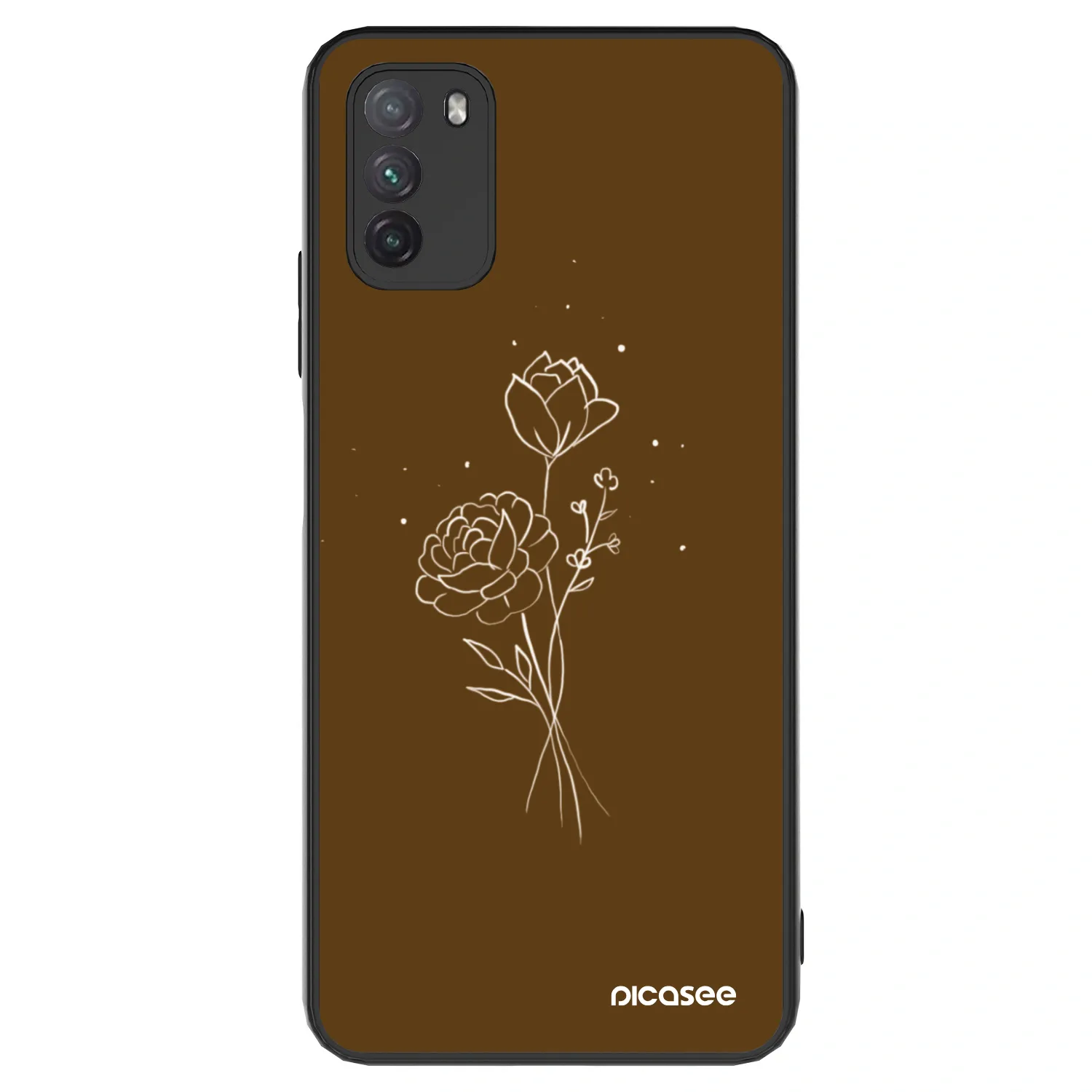 Picasee ULTIMATE CASE na Xiaomi Poco M3 - Brown flowers