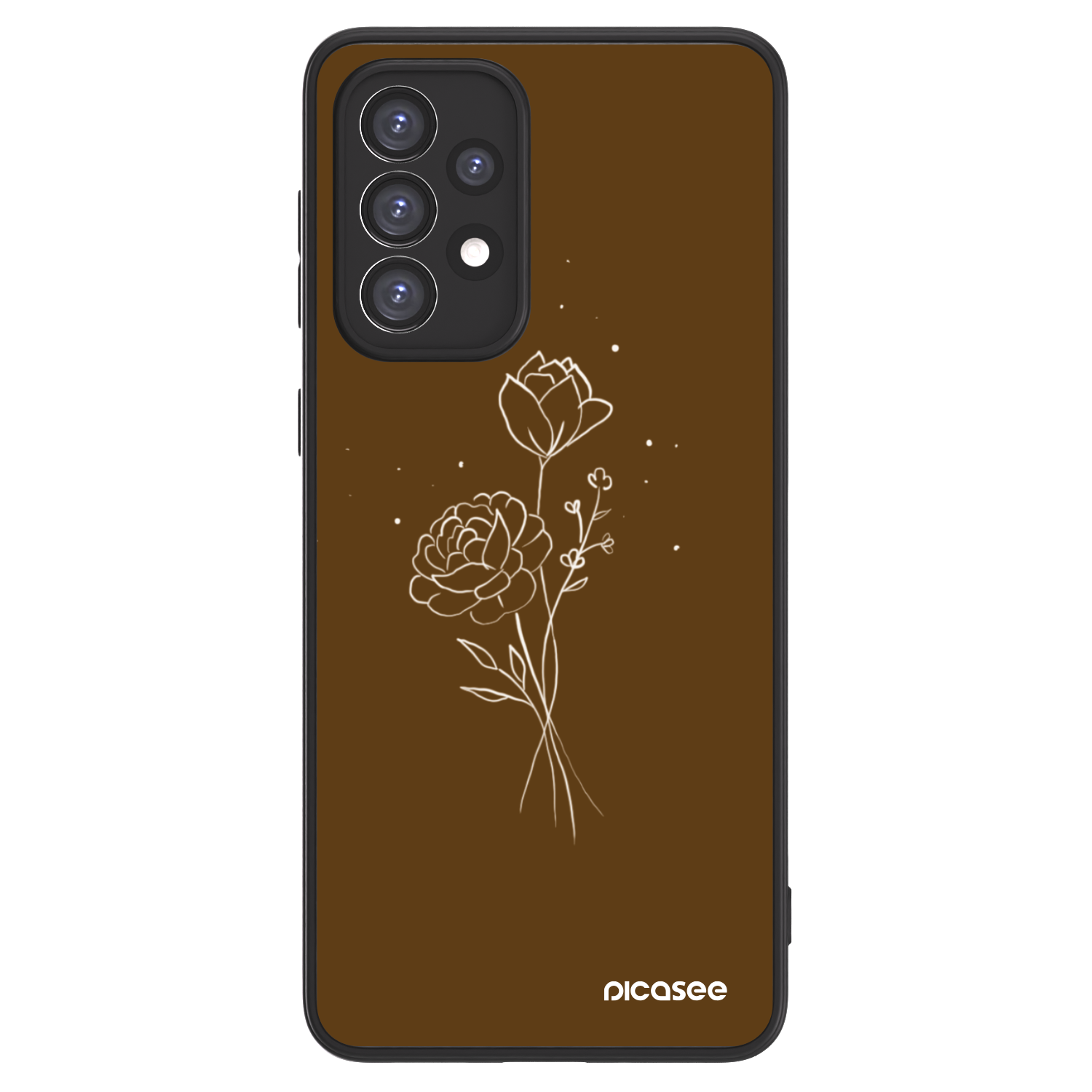 Picasee ULTIMATE CASE na Samsung Galaxy A33 5G A336 - Brown flowers
