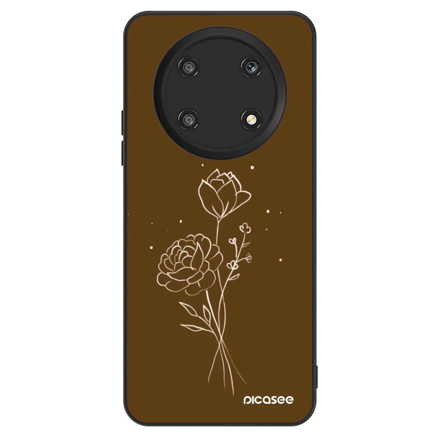 Picasee ULTIMATE CASE na Honor Magic4 Lite 5G - Brown flowers