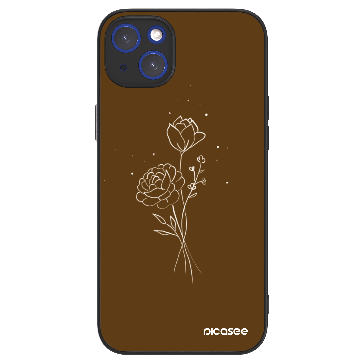 Picasee ULTIMATE CASE na Apple iPhone 14 Plus - Brown flowers