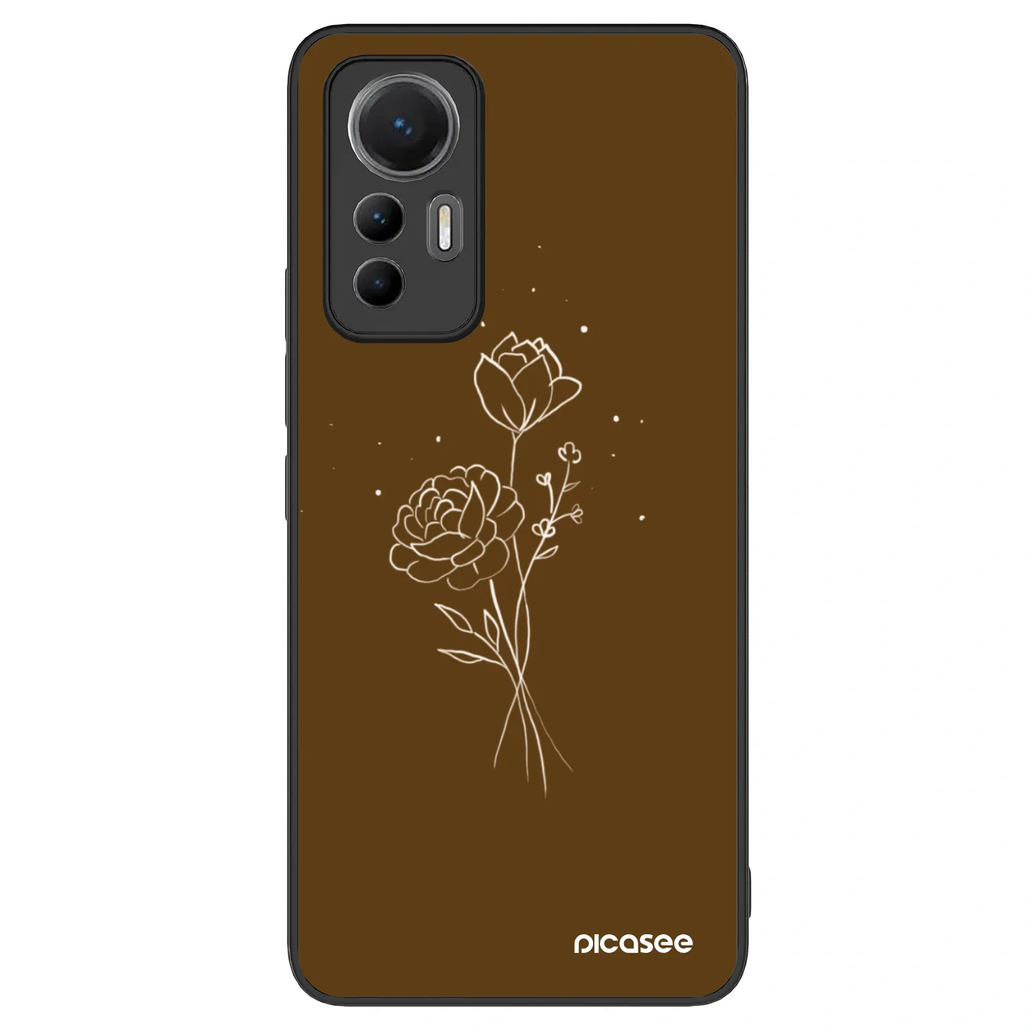 Picasee ULTIMATE CASE na Xiaomi 12 Lite - Brown flowers