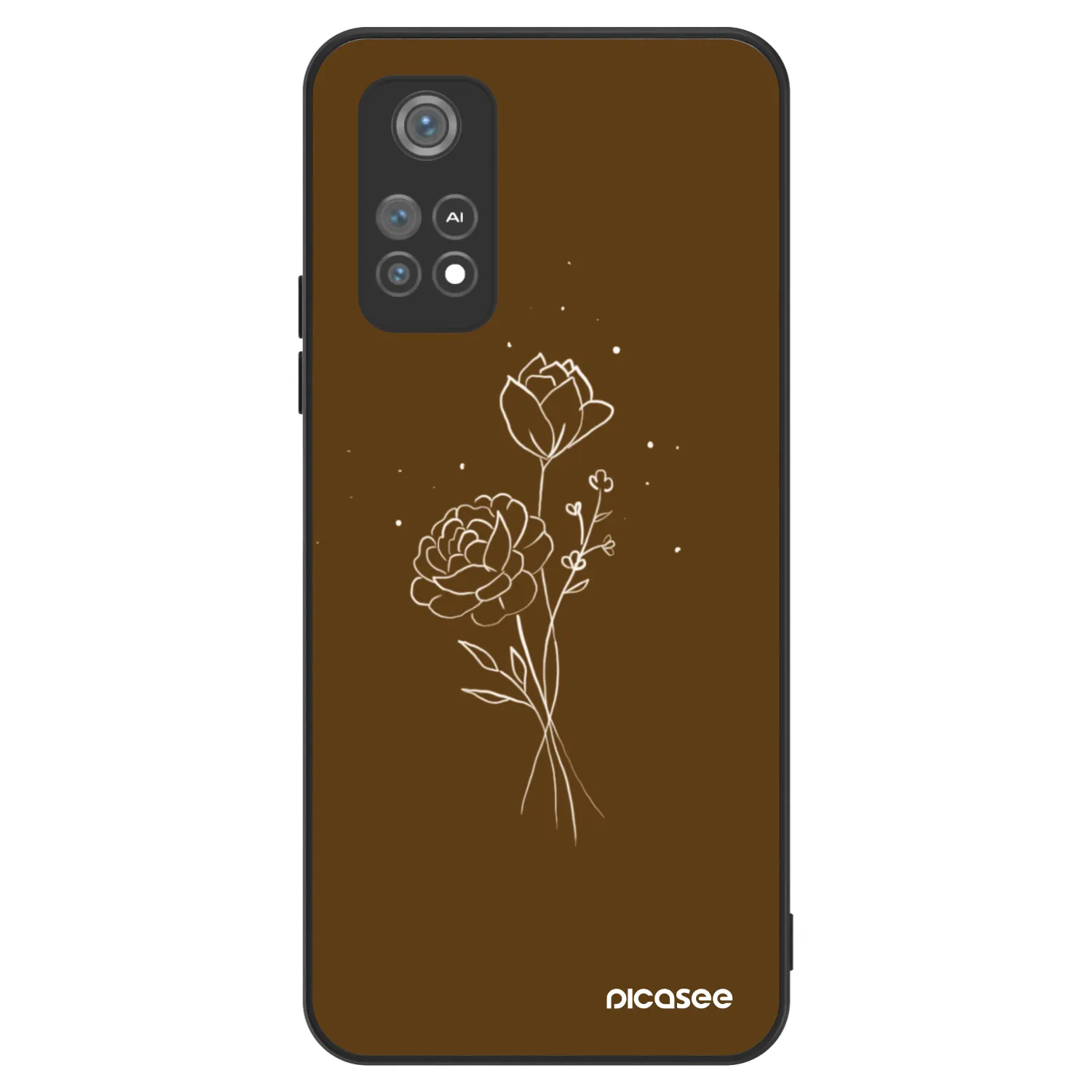 Picasee ULTIMATE CASE na Xiaomi Poco M4 Pro - Brown flowers