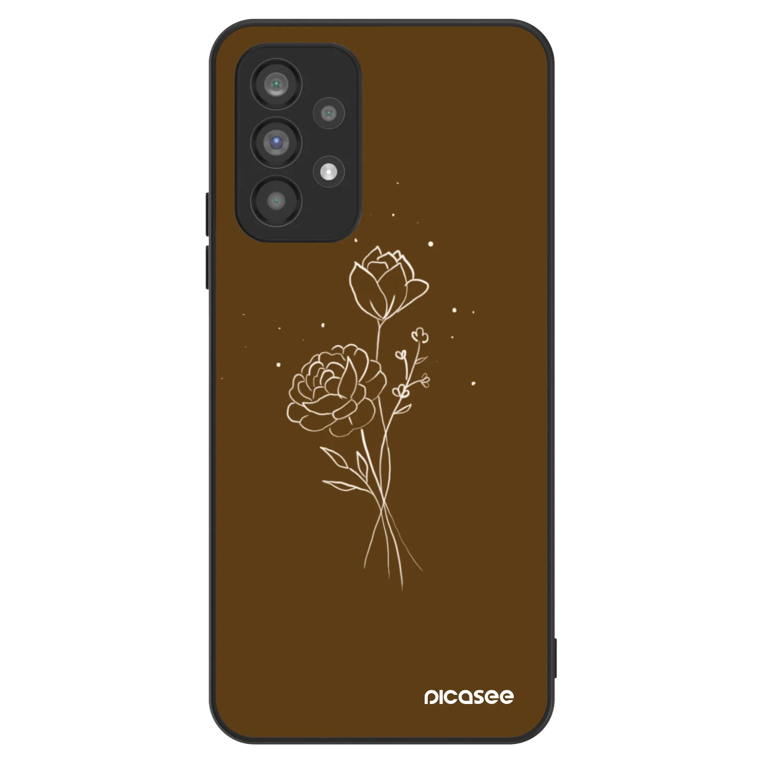Picasee ULTIMATE CASE na Samsung Galaxy A73 5G - Brown flowers