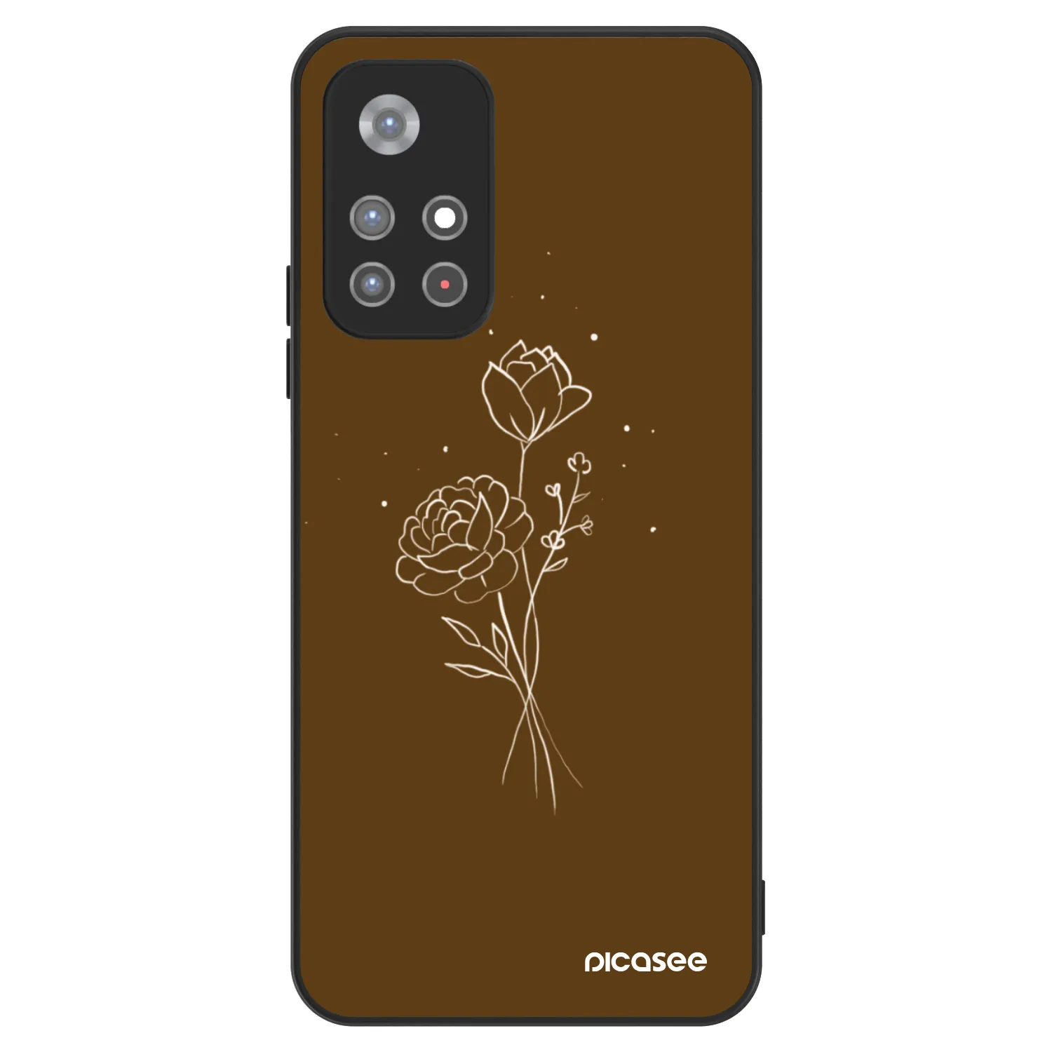 Picasee ULTIMATE CASE na Xiaomi Redmi Note 11S 5G - Brown flowers