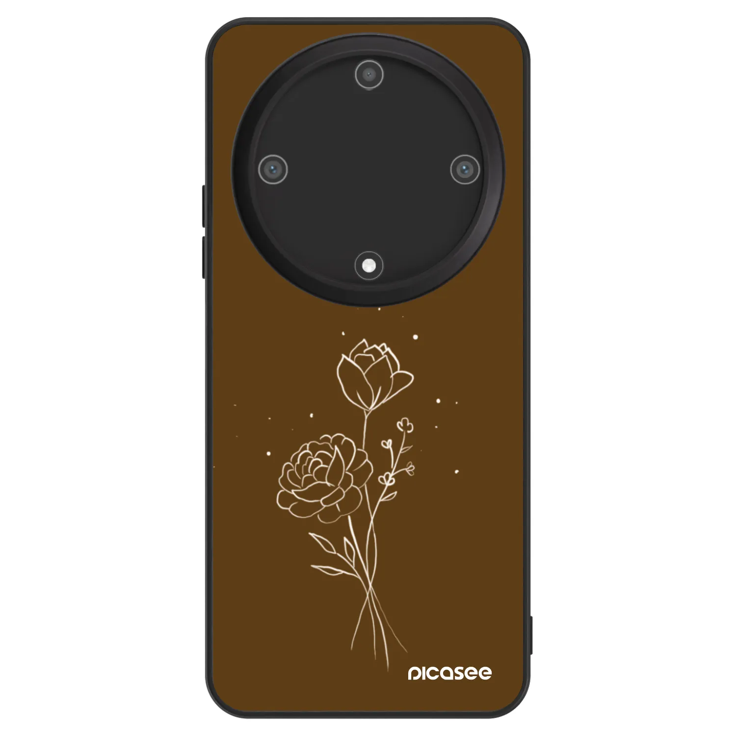 Picasee ULTIMATE CASE na Honor Magic5 Lite 5G - Brown flowers