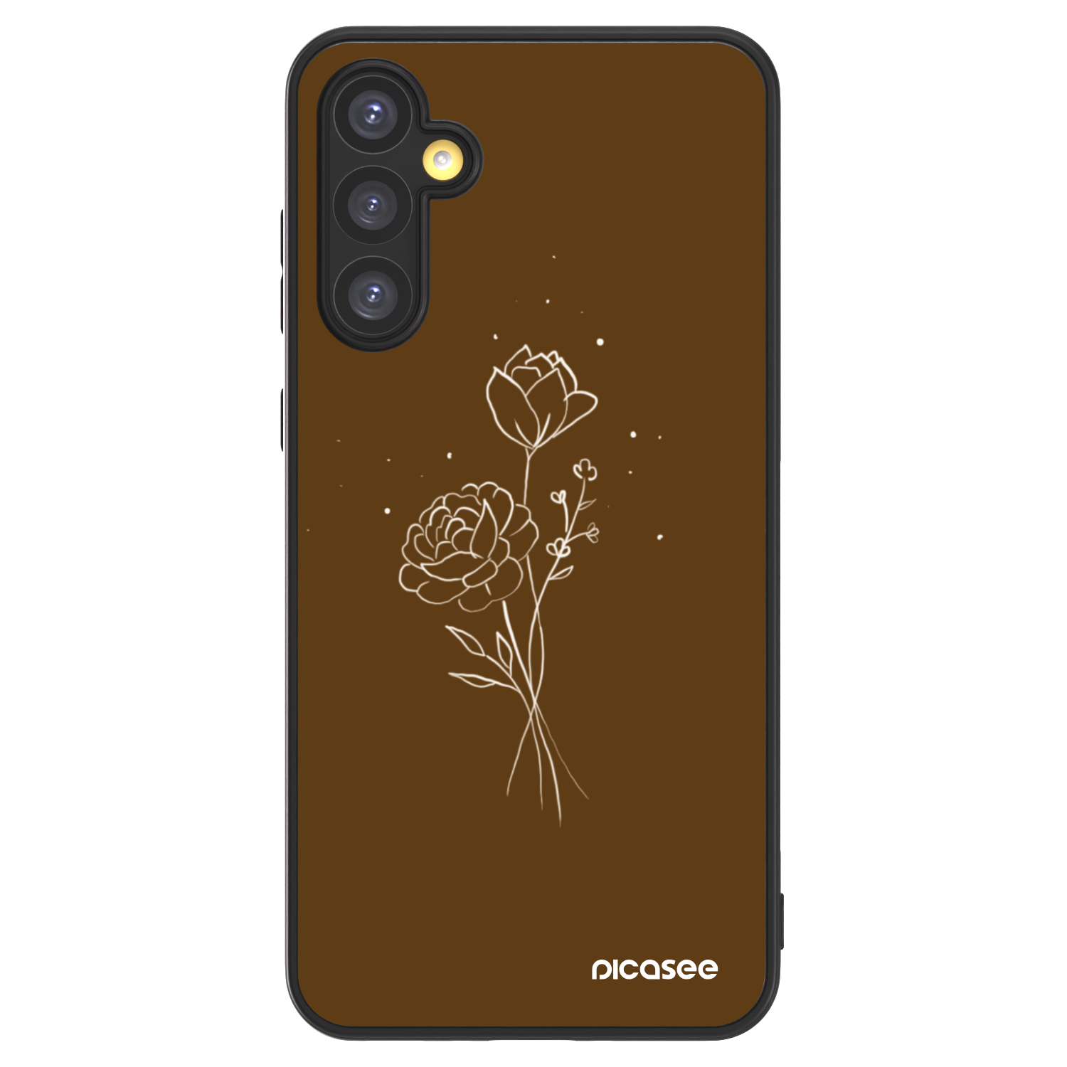 Picasee ULTIMATE CASE na Samsung Galaxy A34 5G A346B - Brown flowers