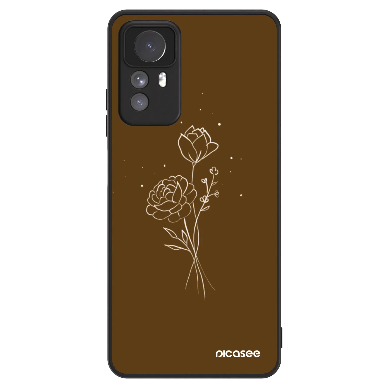 Picasee ULTIMATE CASE na Xiaomi Redmi Note 12S - Brown flowers