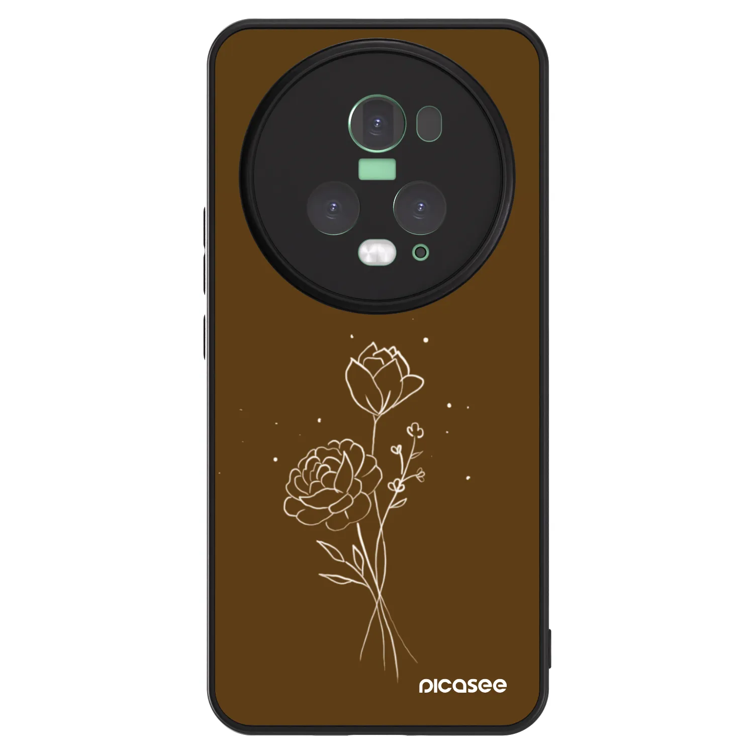 Picasee ULTIMATE CASE na Honor Magic5 Pro - Brown flowers