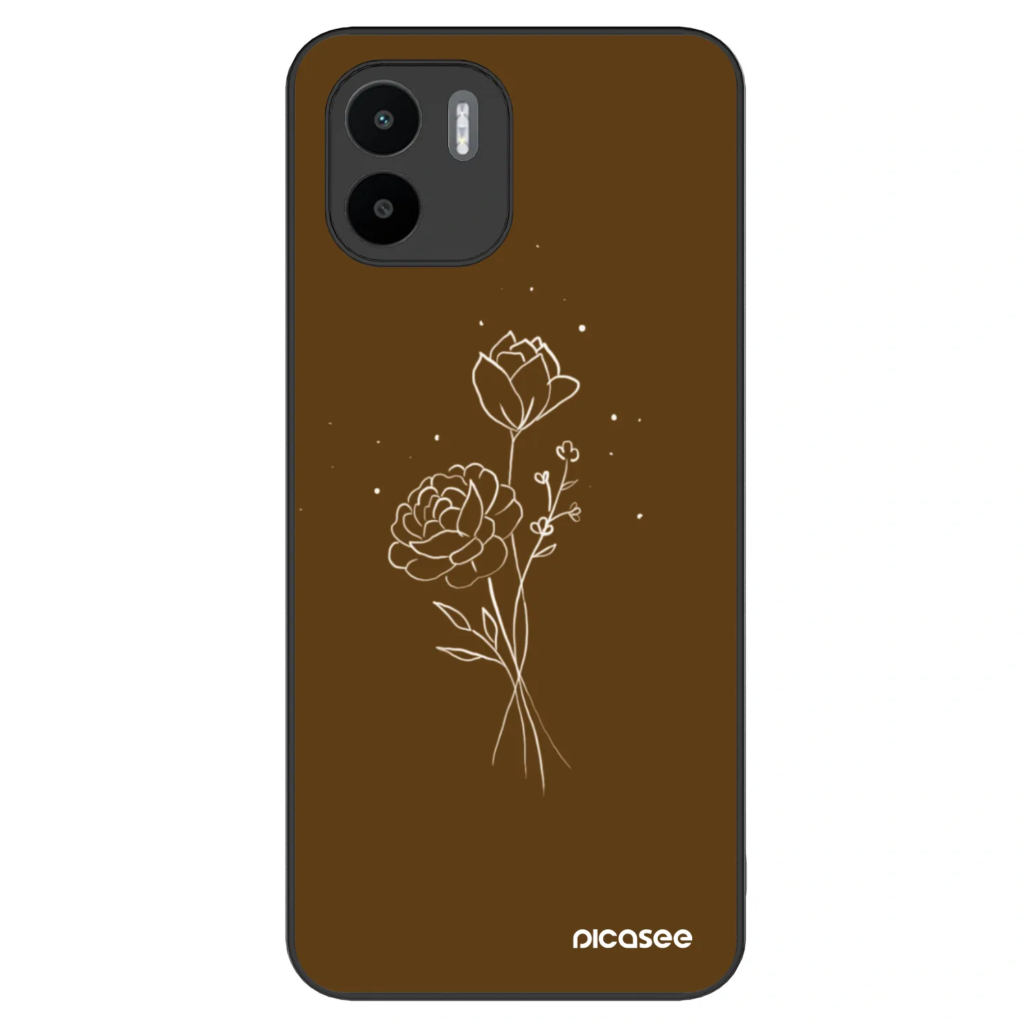 Picasee ULTIMATE CASE na Xiaomi Redmi A2 - Brown flowers