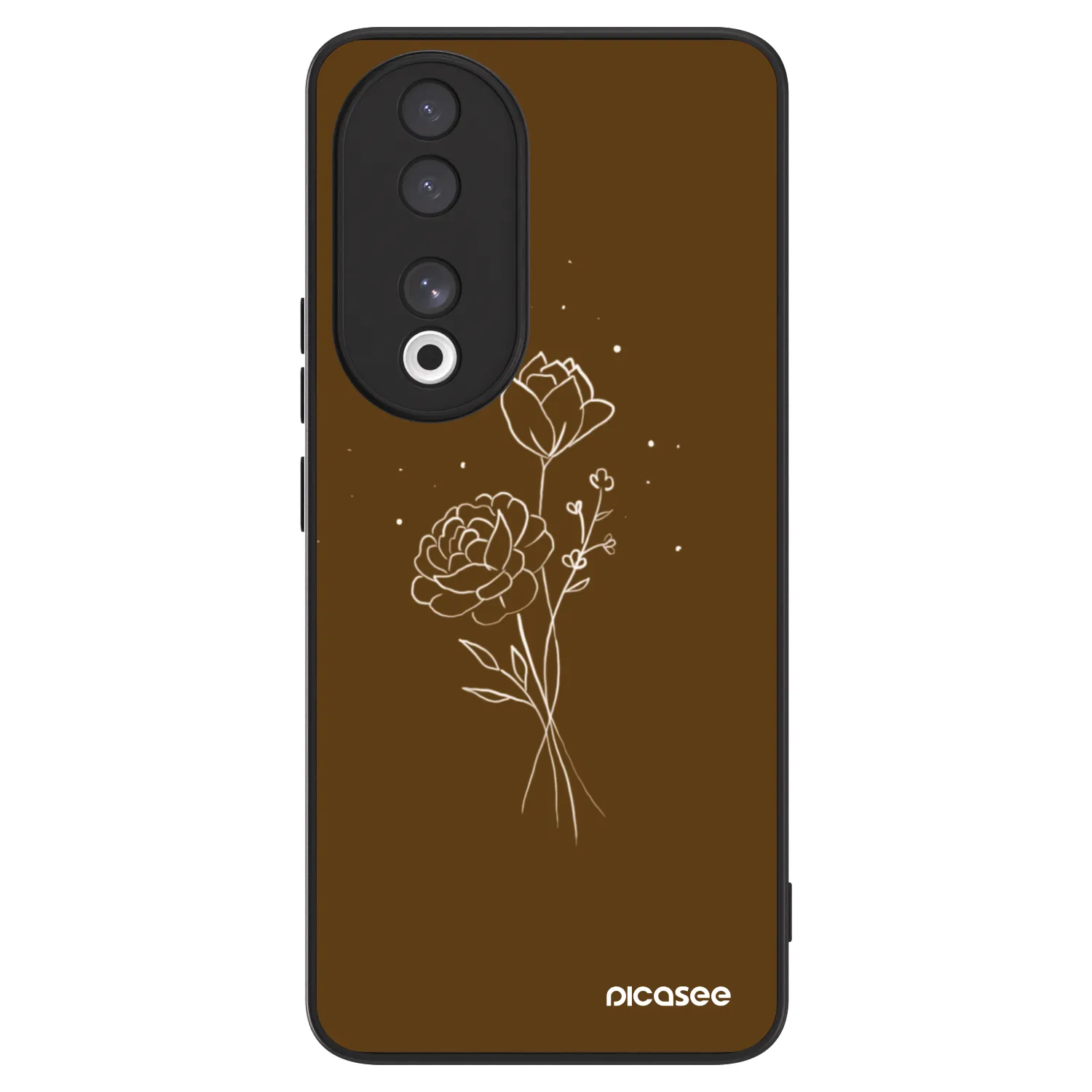 Picasee ULTIMATE CASE na Honor 90 5G - Brown flowers