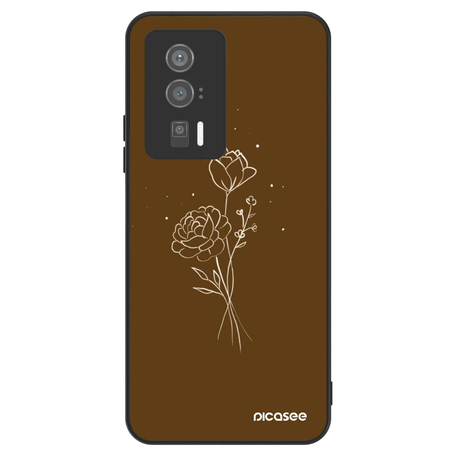Picasee ULTIMATE CASE na Xiaomi Poco F5 Pro 5G - Brown flowers