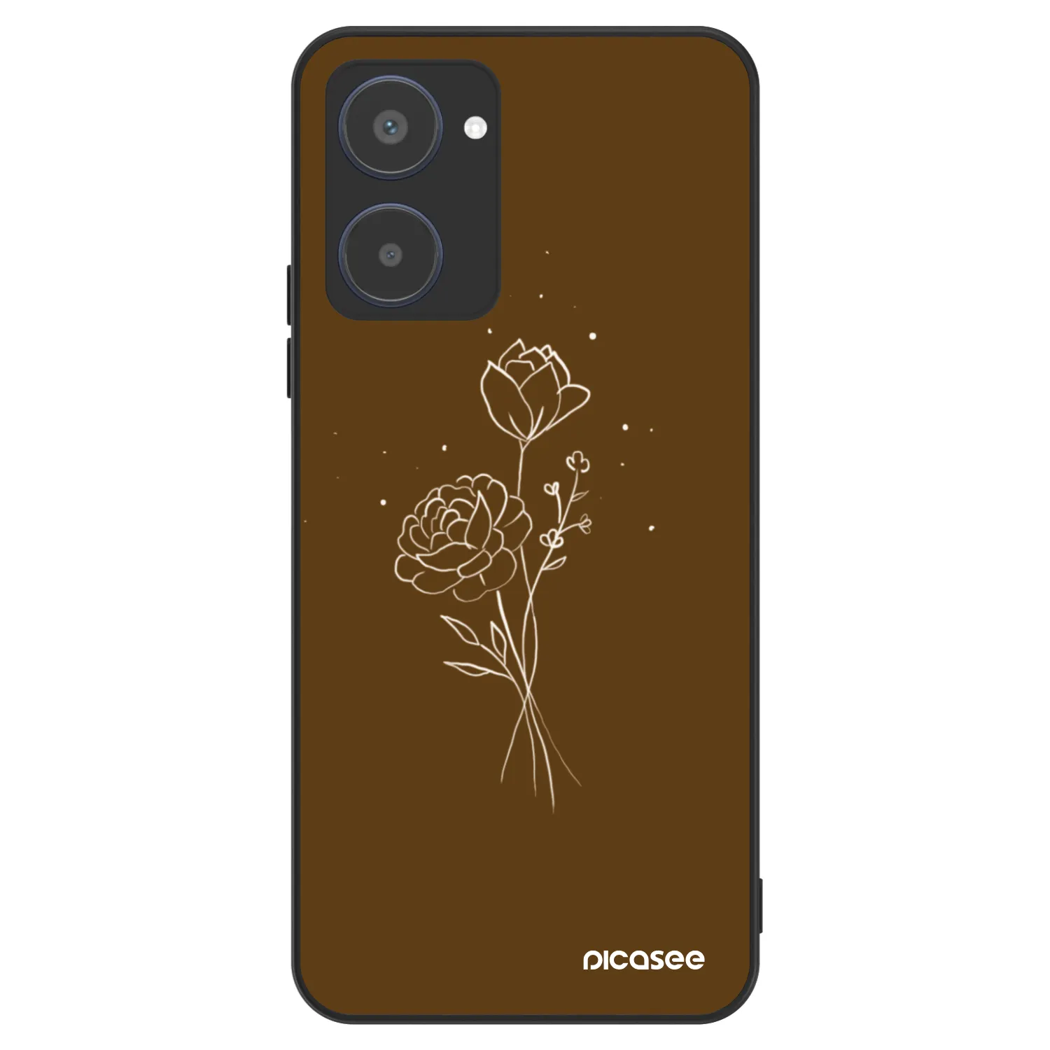 Picasee ULTIMATE CASE na Realme 10 4G - Brown flowers
