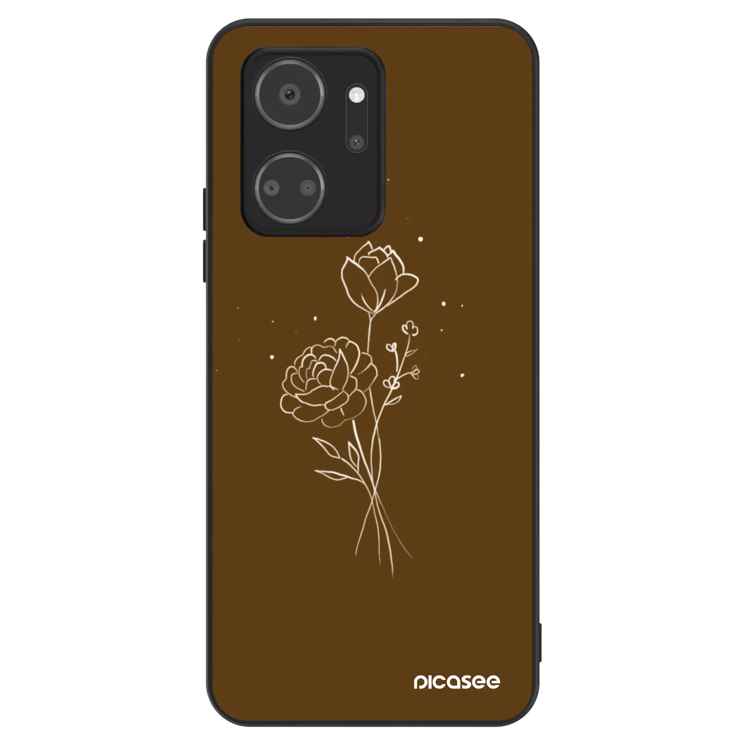 Picasee ULTIMATE CASE na Honor X7a - Brown flowers