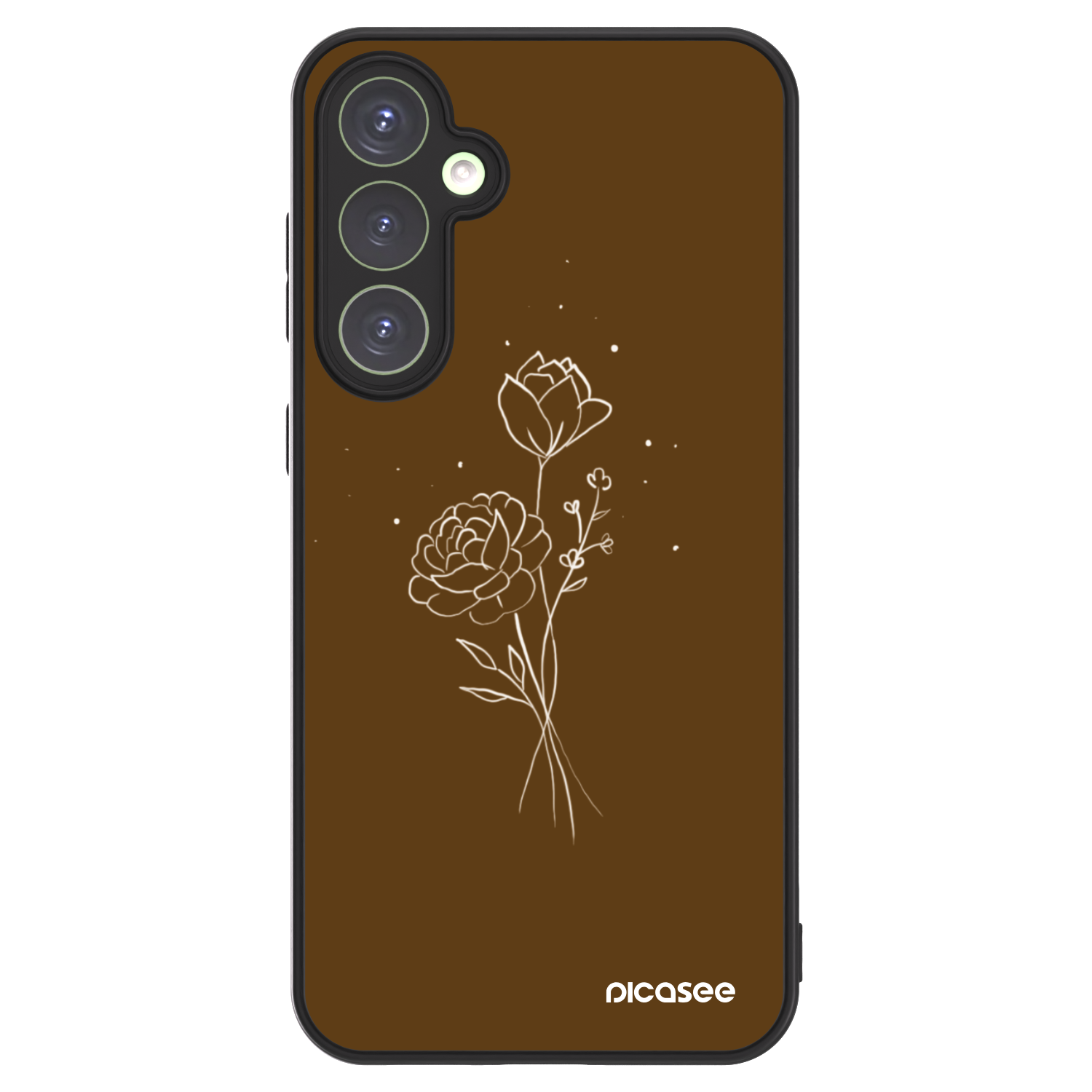 Picasee ULTIMATE CASE na Samsung Galaxy S23 FE S711B - Brown flowers