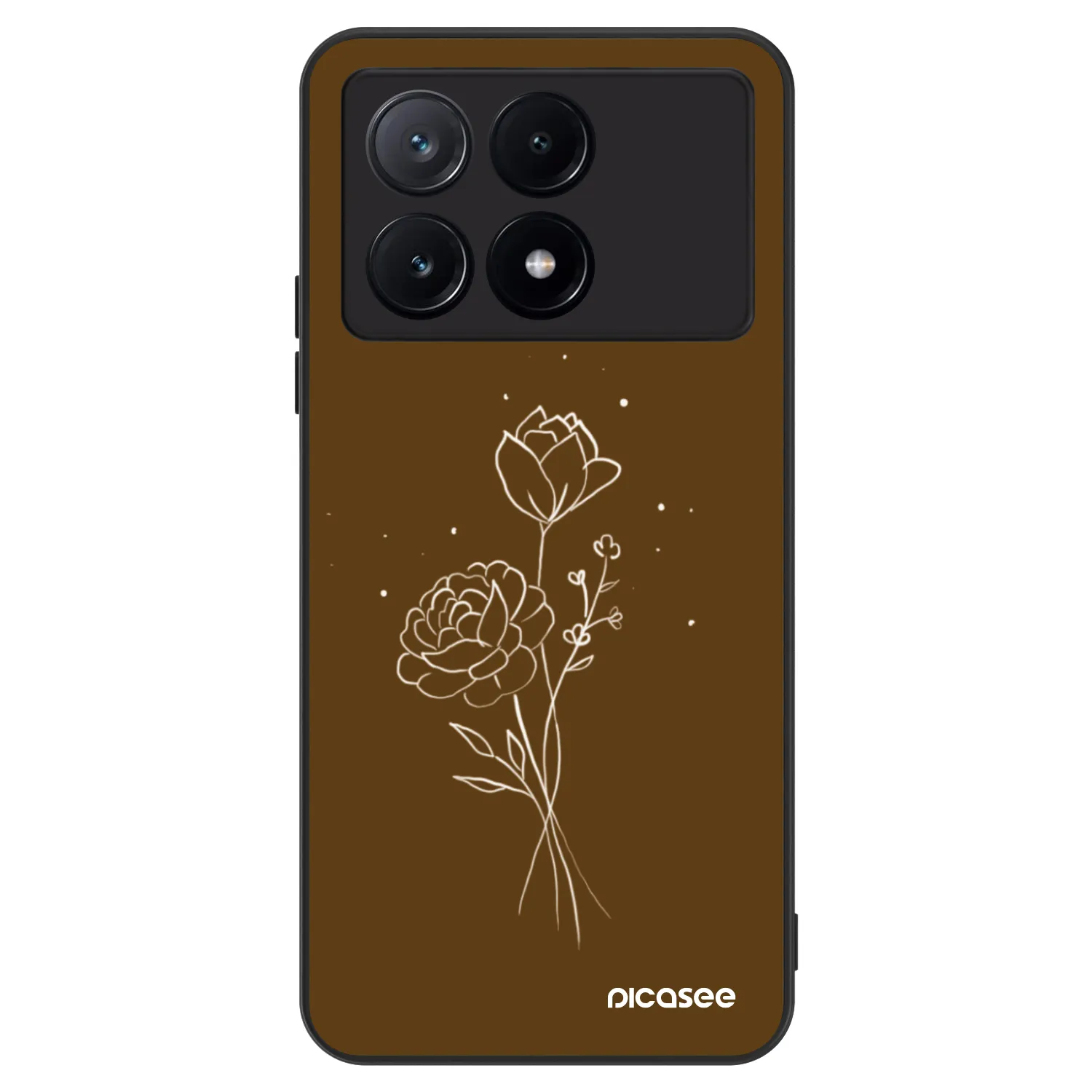 Picasee ULTIMATE CASE na Xiaomi Poco X6 Pro - Brown flowers