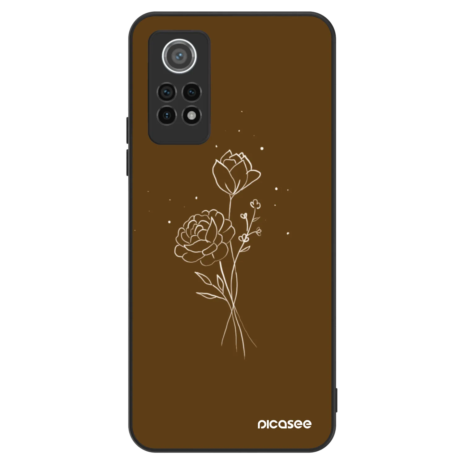 Picasee ULTIMATE CASE na Xiaomi Redmi Note 12 Pro 4G - Brown flowers