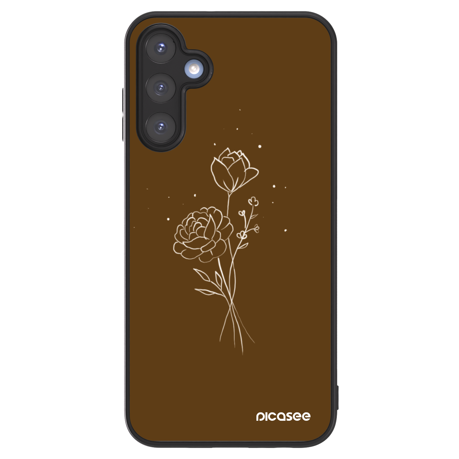 Picasee ULTIMATE CASE na Samsung Galaxy A15 A156B 5G - Brown flowers