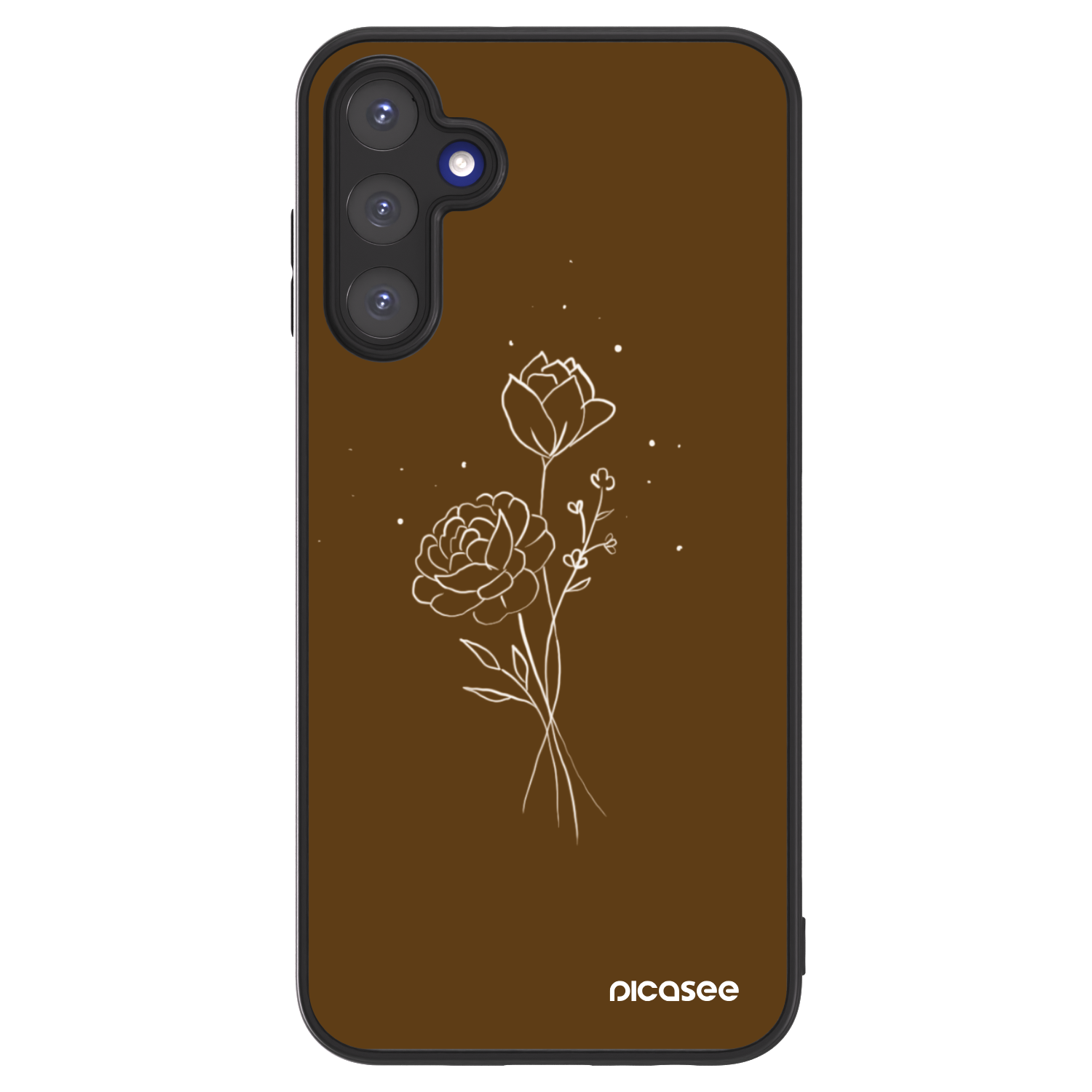 Picasee ULTIMATE CASE na Samsung Galaxy A15 A155F 4G - Brown flowers