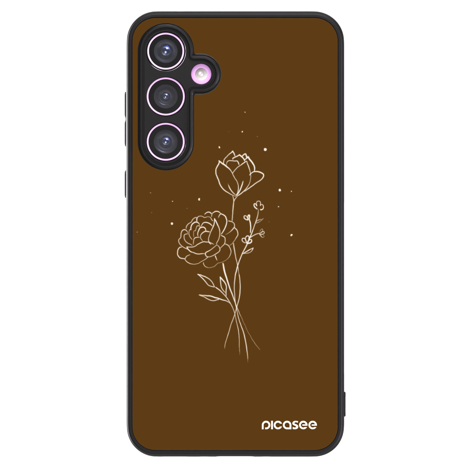 Picasee ULTIMATE CASE na Samsung Galaxy A35 5G A356B - Brown flowers