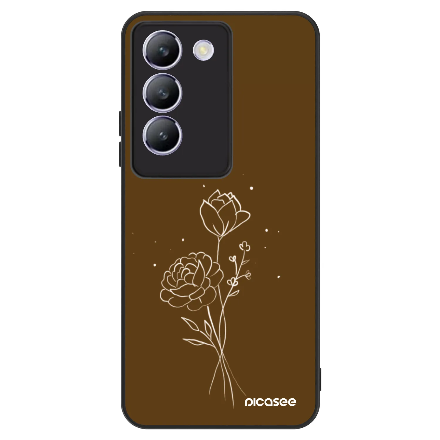 Picasee ULTIMATE CASE na Vivo V40 SE 5G - Brown flowers