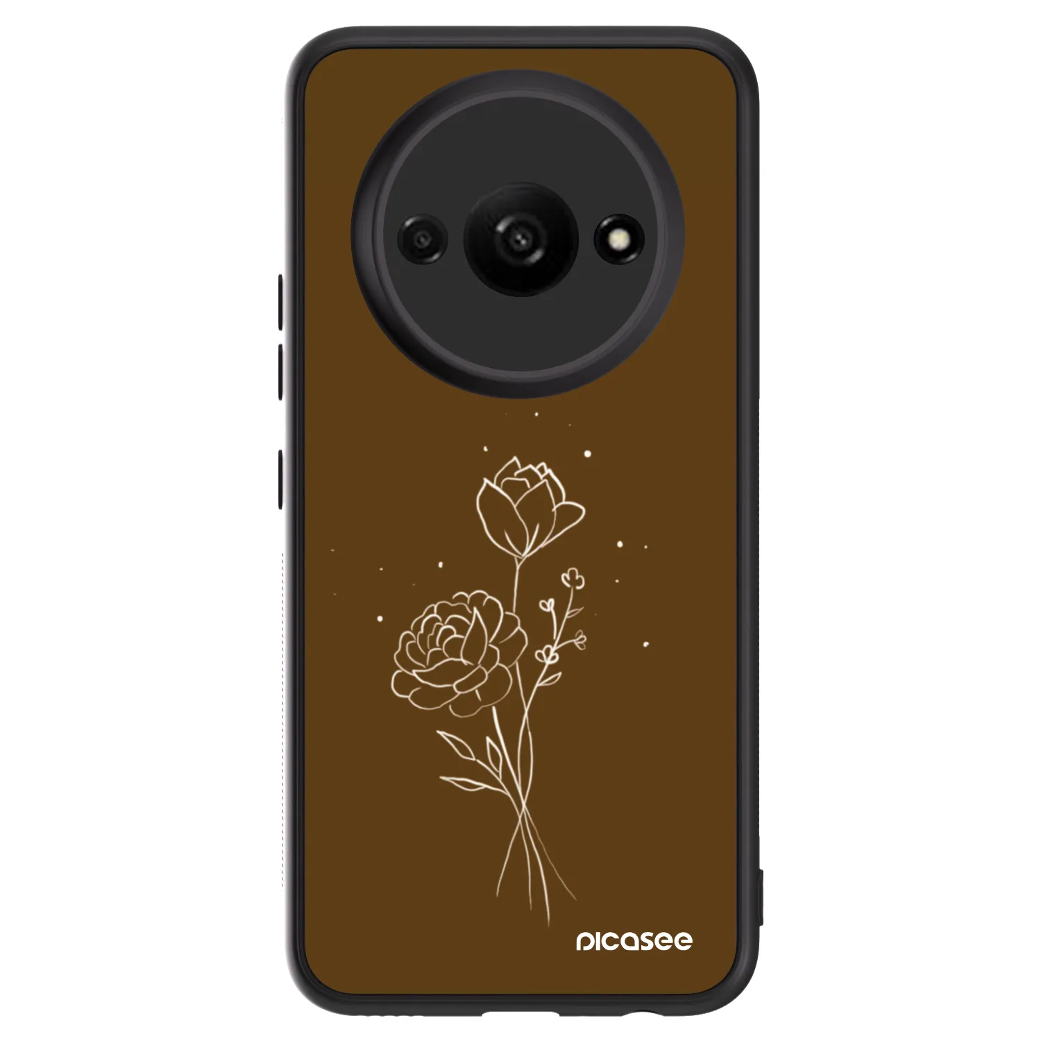 Picasee ULTIMATE CASE na Xiaomi Redmi A3 - Brown flowers