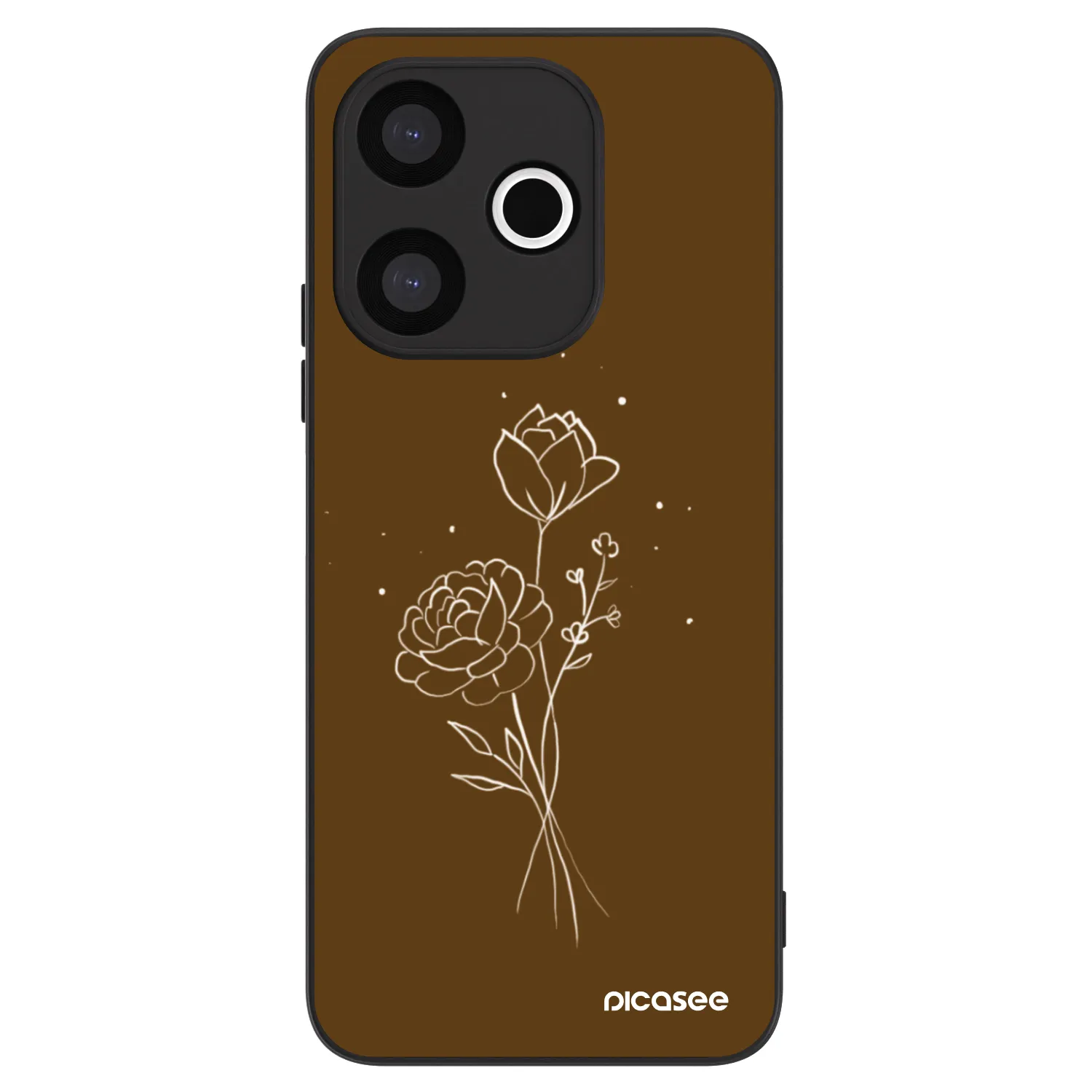 Picasee ULTIMATE CASE na Xiaomi Redmi 13 4G - Brown flowers