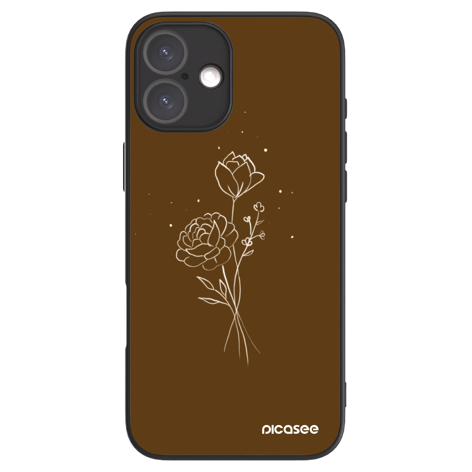 Picasee ULTIMATE CASE na Apple iPhone 16 Plus - Brown flowers