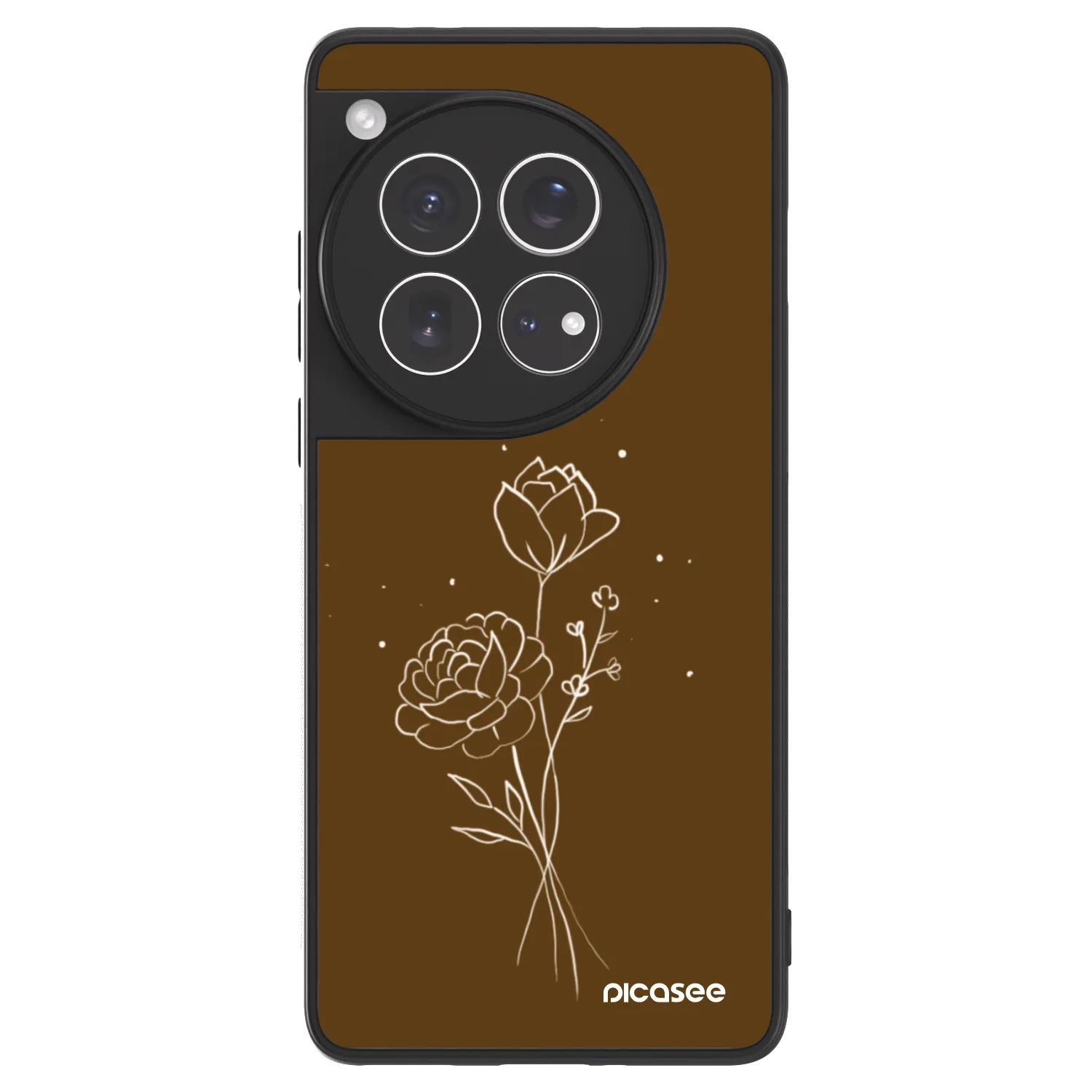 Picasee ULTIMATE CASE na OnePlus 12 5G - Brown flowers