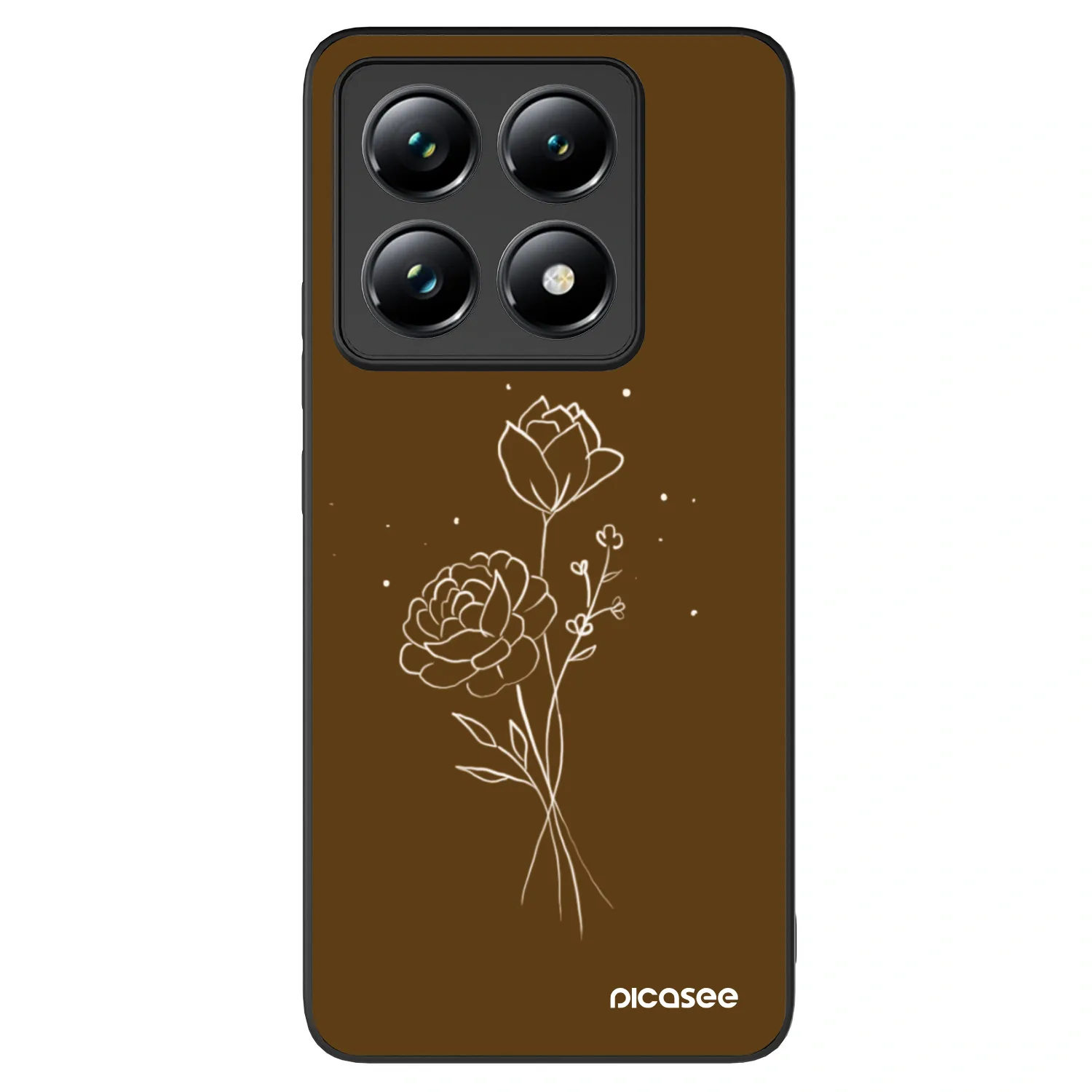 Picasee ULTIMATE CASE na Xiaomi 14T Pro - Brown flowers