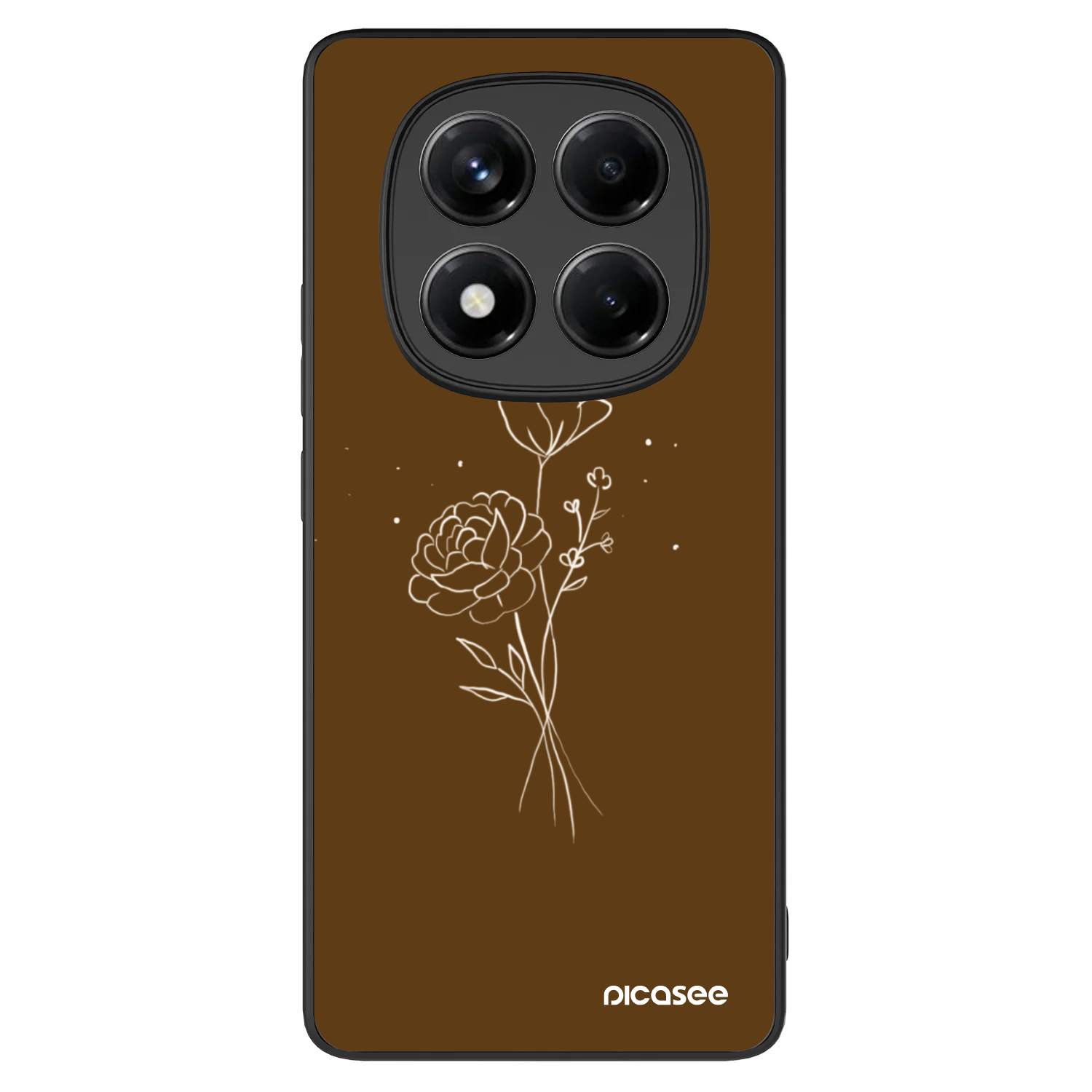 Picasee ULTIMATE CASE na Xiaomi Redmi Note 14 Pro+ 5G - Brown flowers