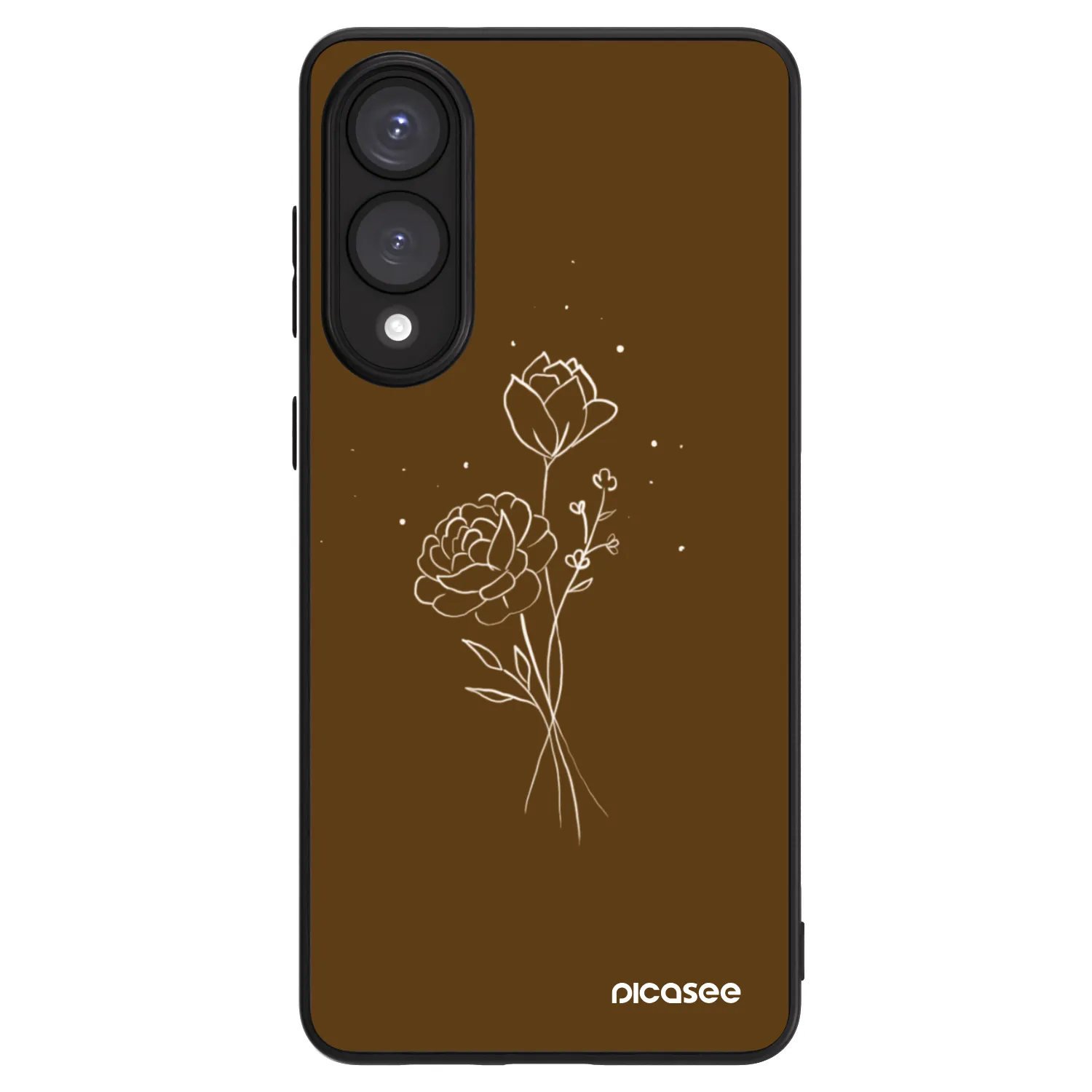 Picasee ULTIMATE CASE na Samsung Galaxy S25 Edge 5G - Brown flowers