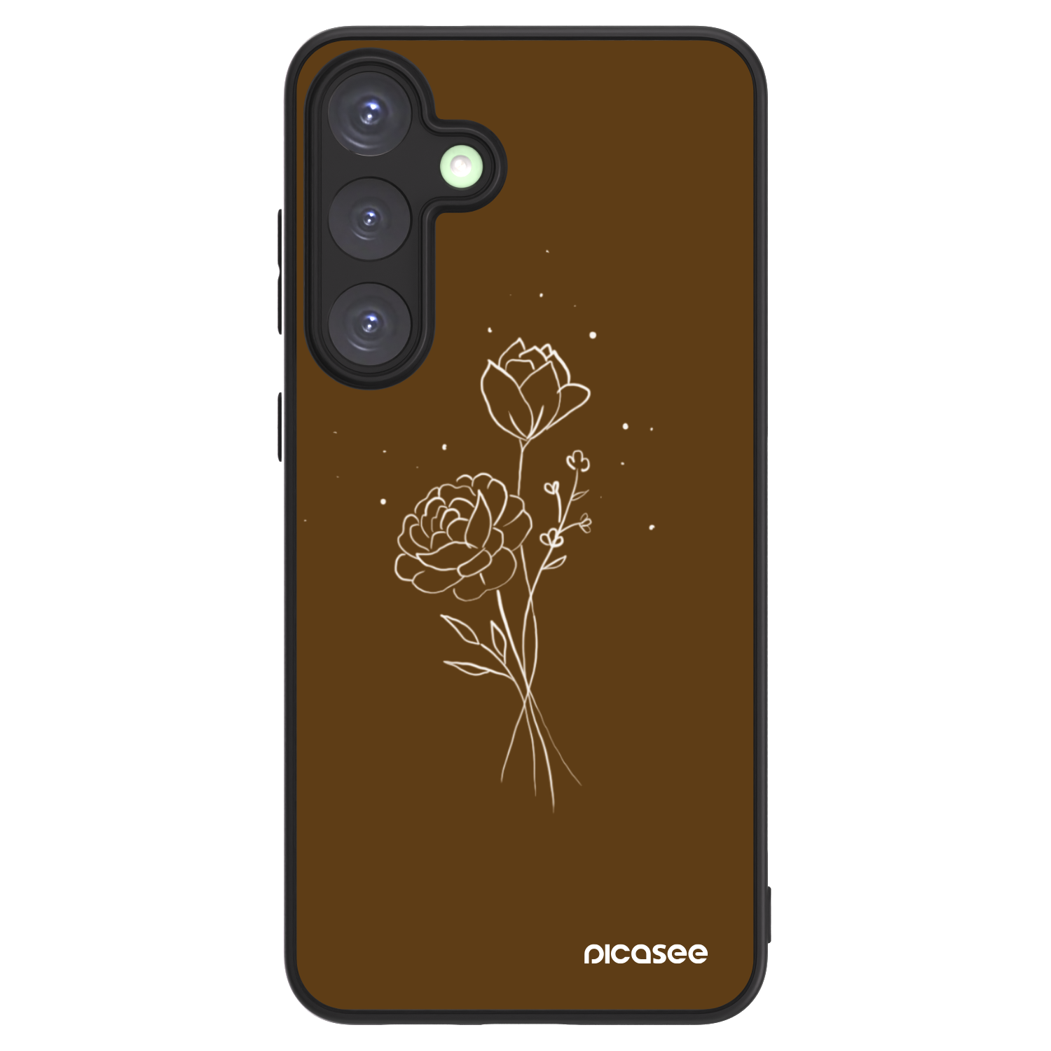 Picasee ULTIMATE CASE na Samsung Galaxy S25+ 5G - Brown flowers