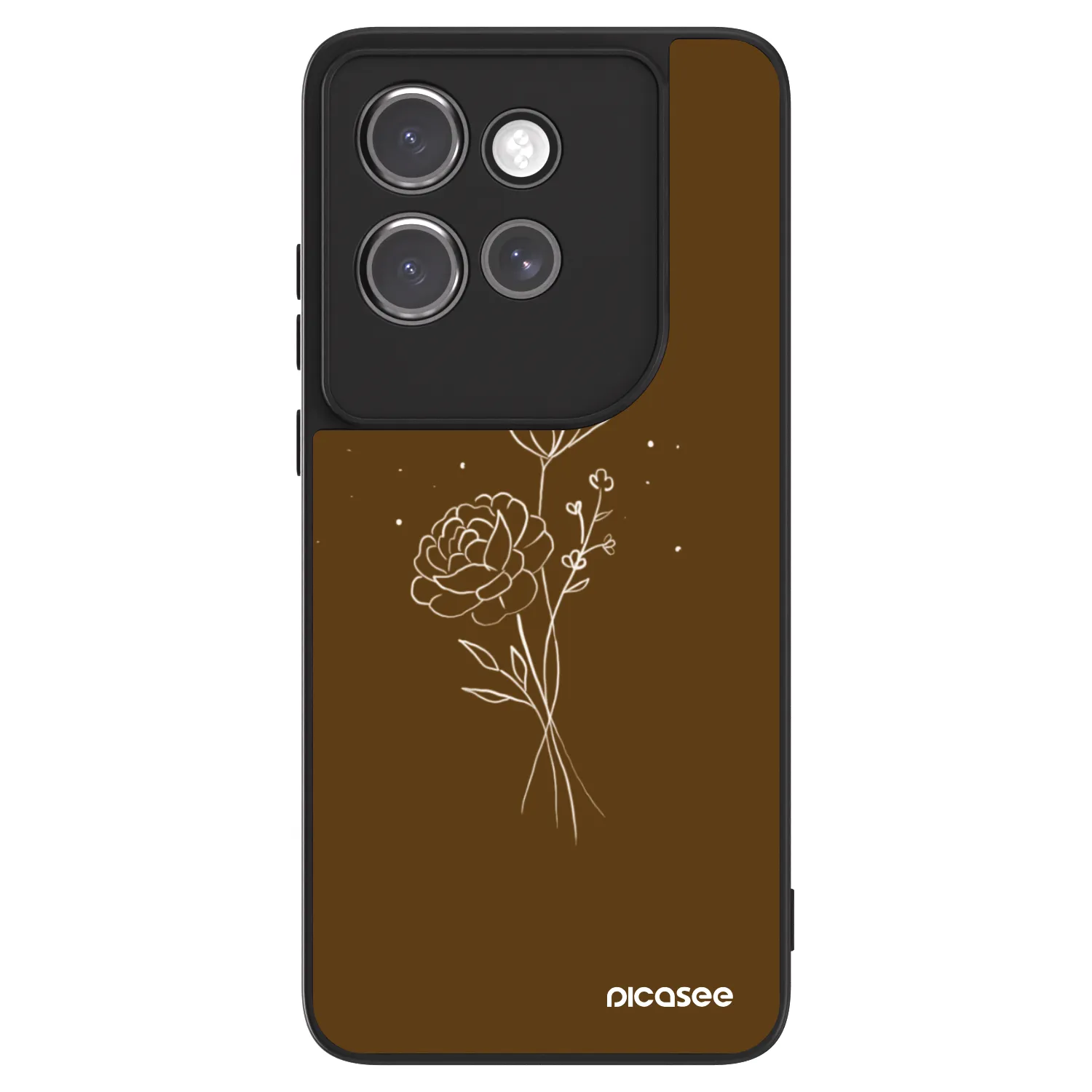 Picasee ULTIMATE CASE na Motorola Edge 50 Neo - Brown flowers