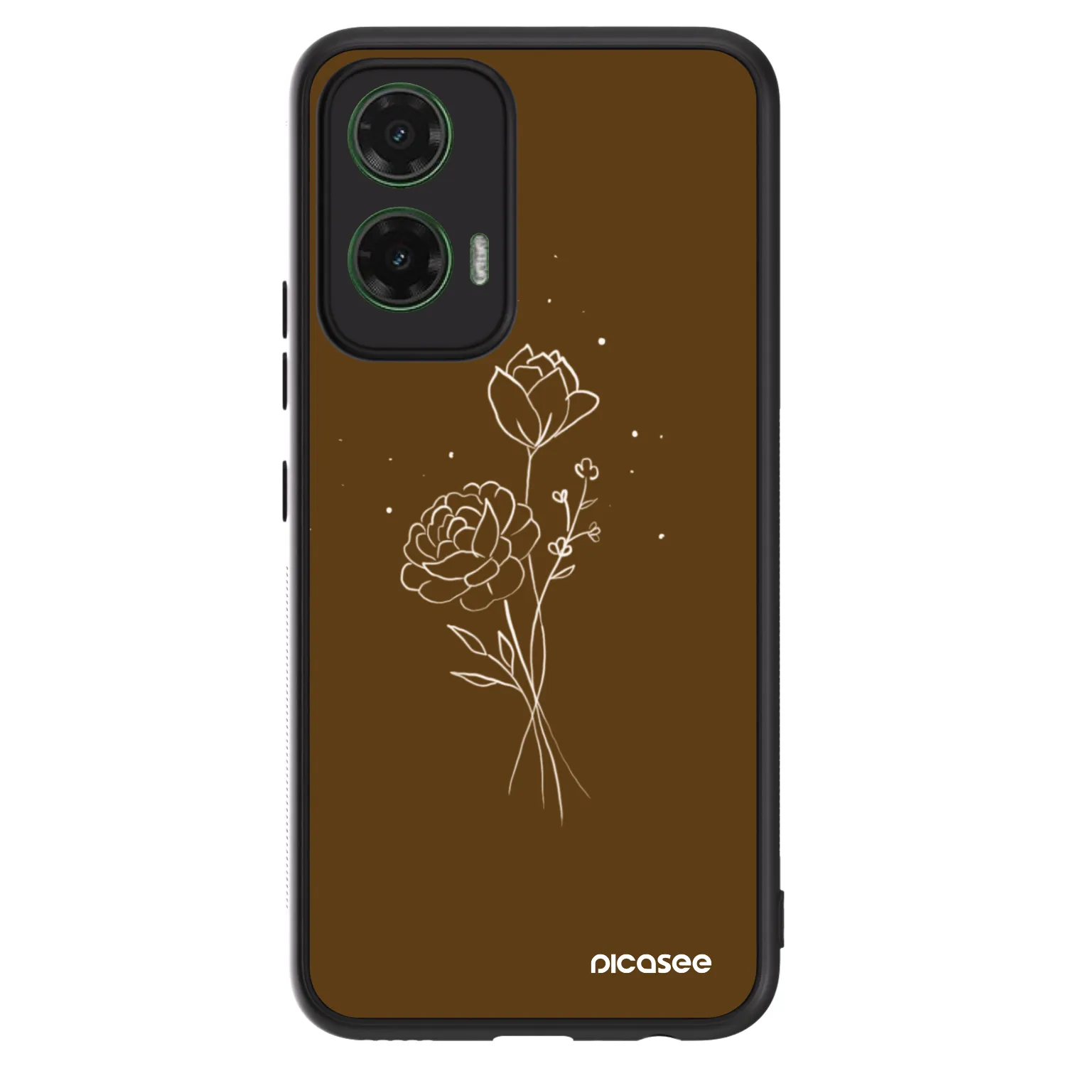 Picasee ULTIMATE CASE na Motorola Moto G35 5G - Brown flowers