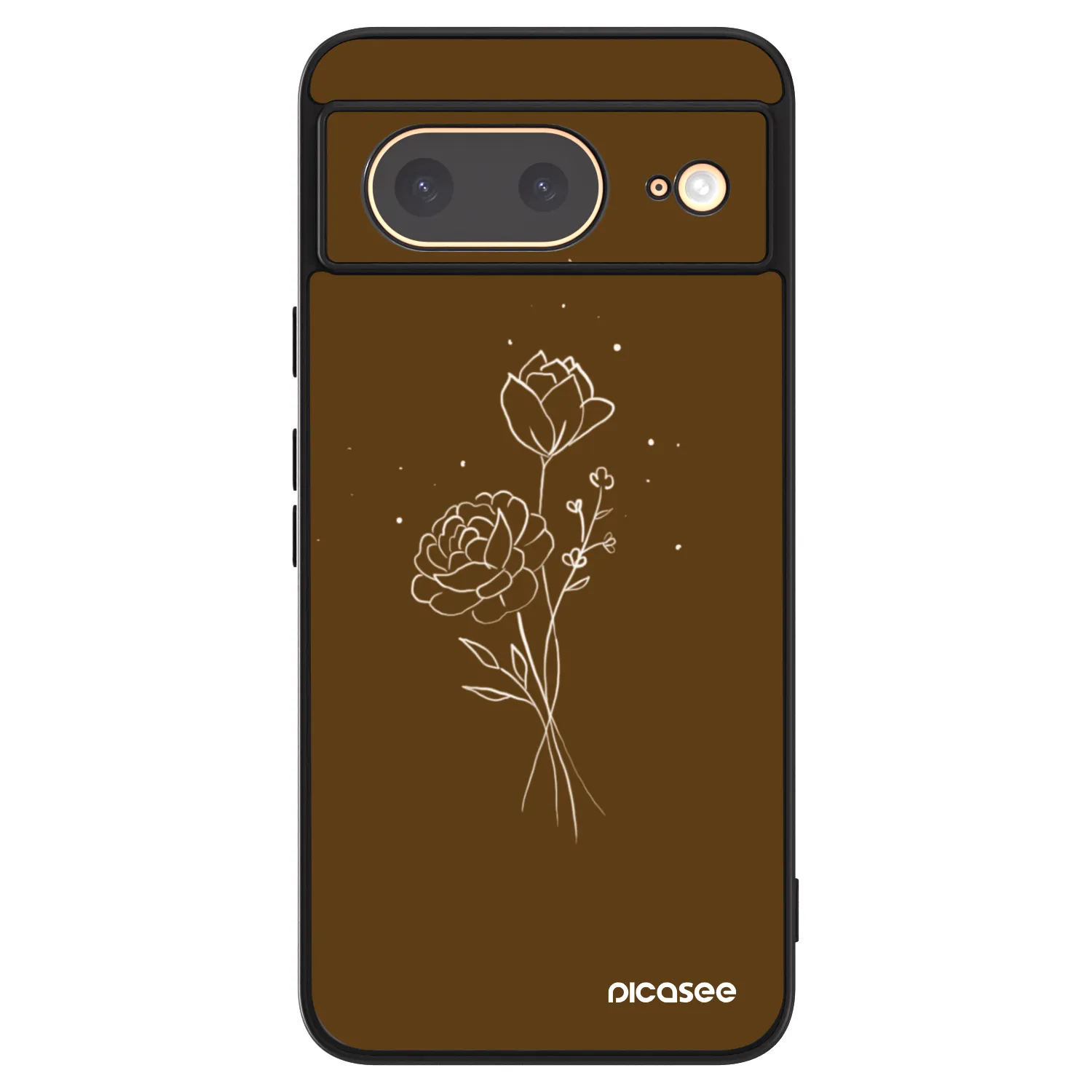 Picasee ULTIMATE CASE na Google Pixel 8 - Brown flowers