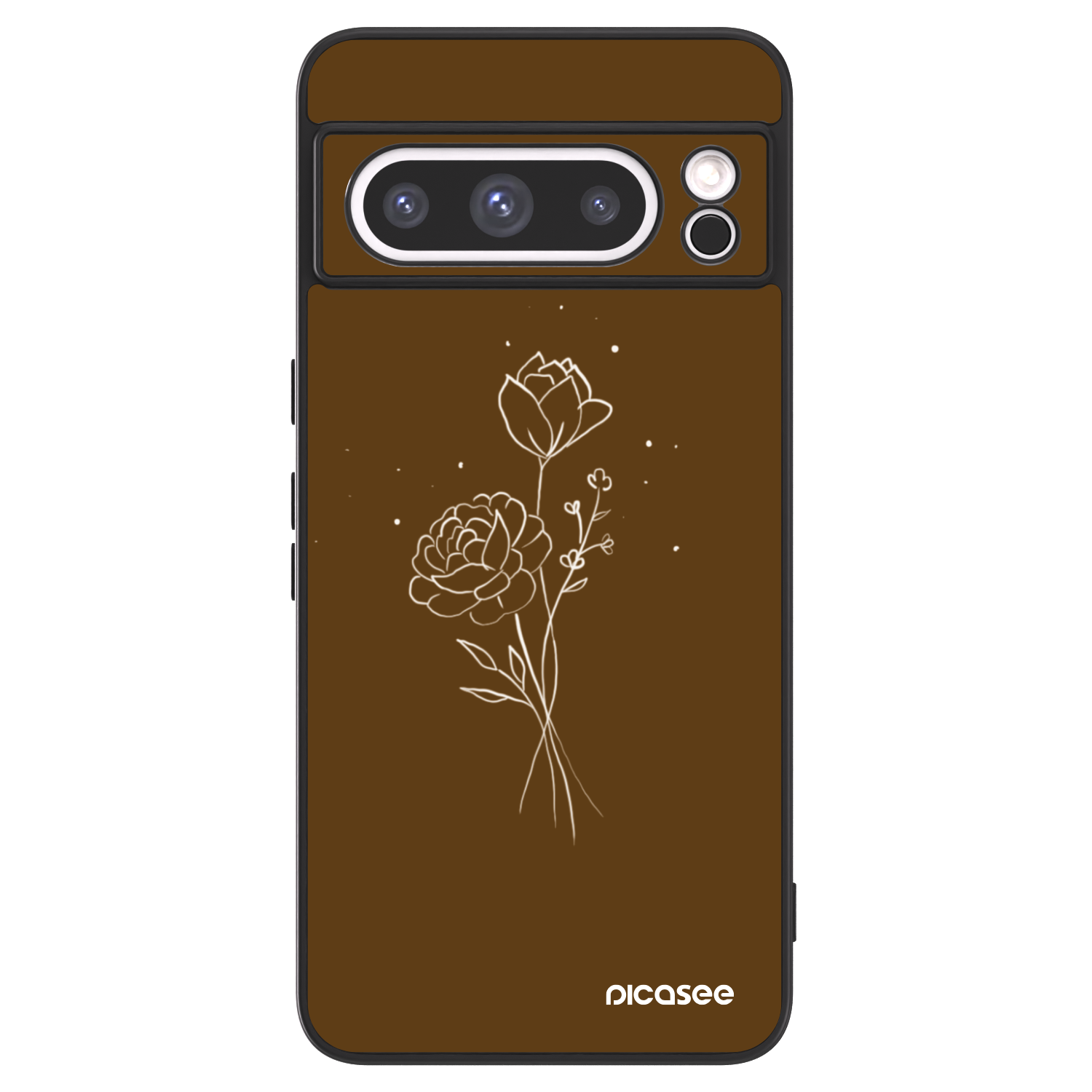 Picasee ULTIMATE CASE na Google Pixel 8 Pro - Brown flowers