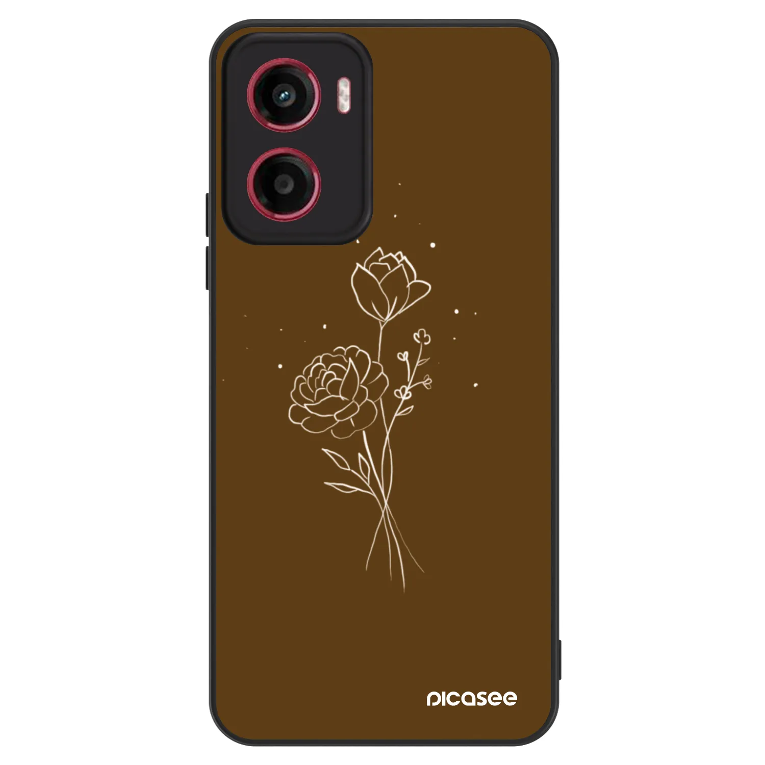 Picasee ULTIMATE CASE na Motorola Moto G05 - Brown flowers