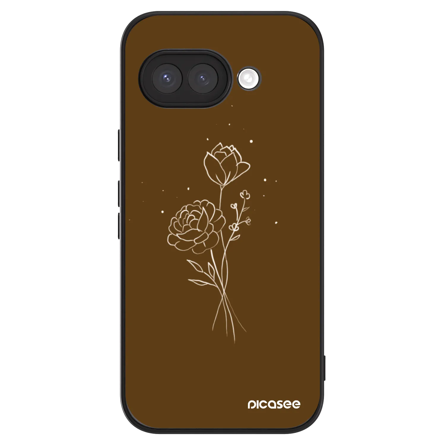 Picasee ULTIMATE CASE na Google Pixel 9a - Brown flowers