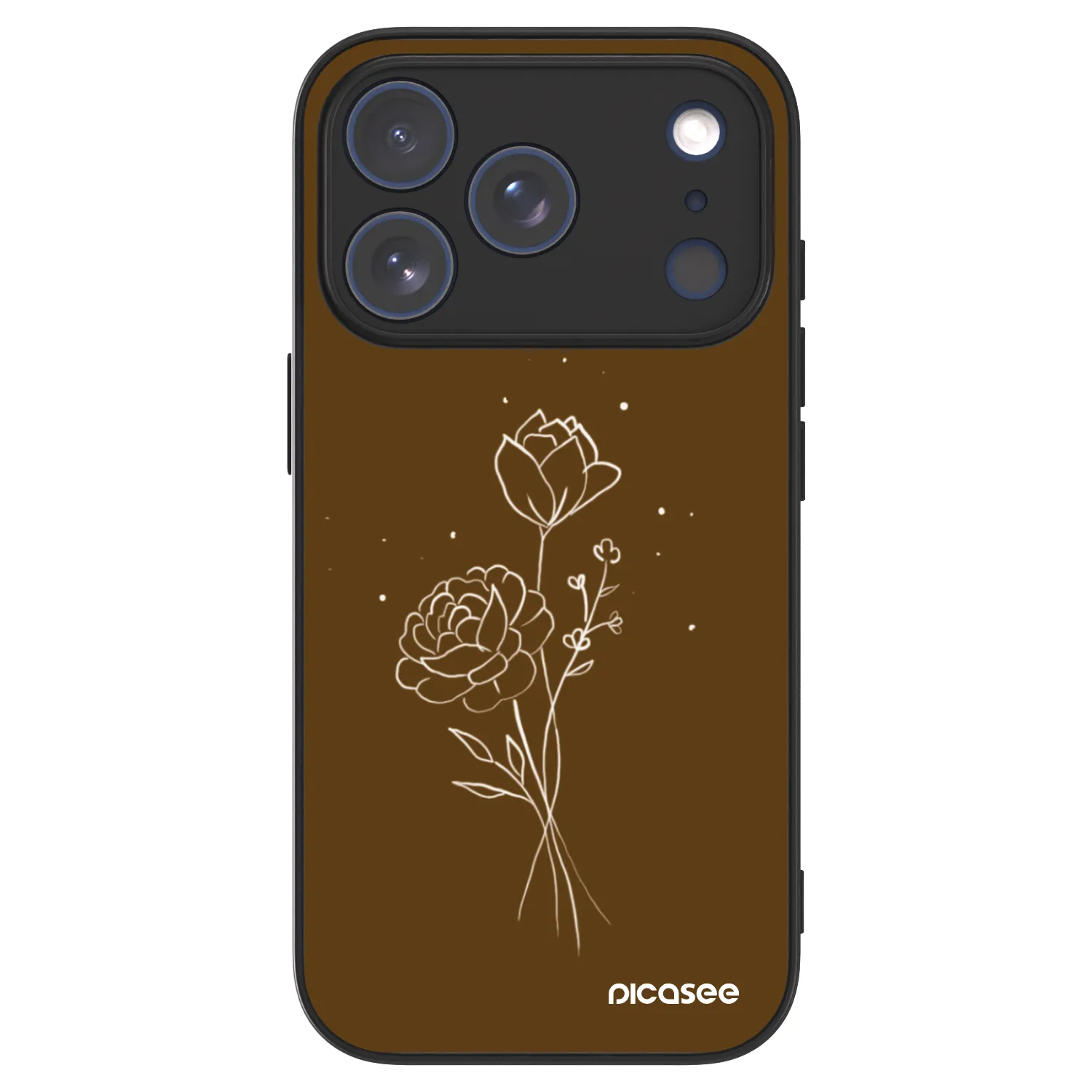 Picasee ULTIMATE CASE na Apple iPhone 17 Pro - Brown flowers