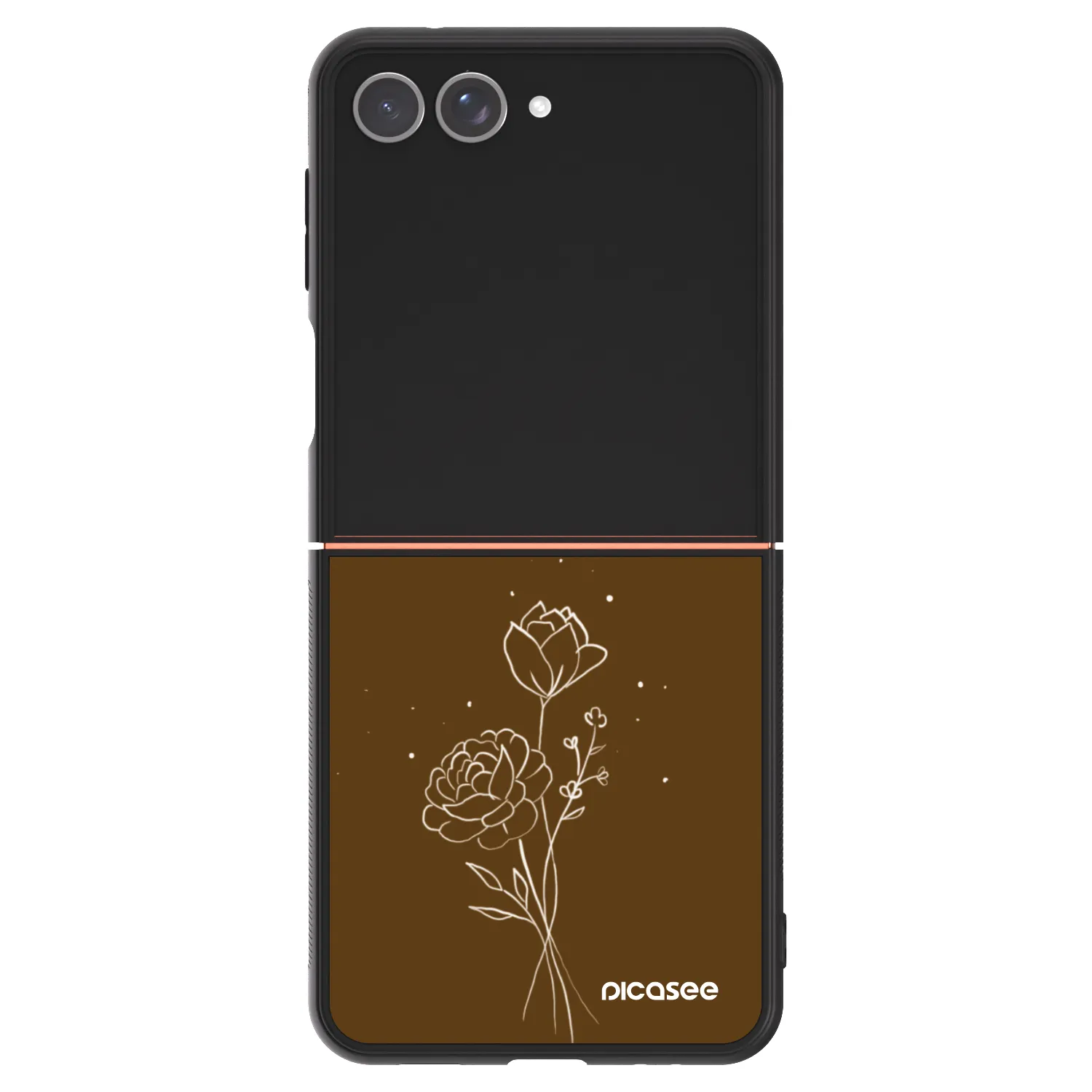 Picasee ULTIMATE CASE na Samsung Galaxy Z Flip7 5G - Brown flowers