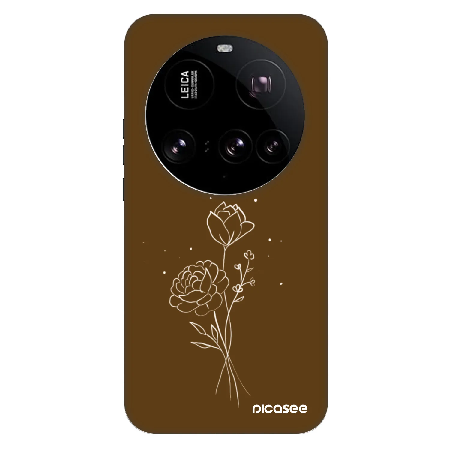 Picasee Fashion Case na Xiaomi 15 Ultra - Brown flowers