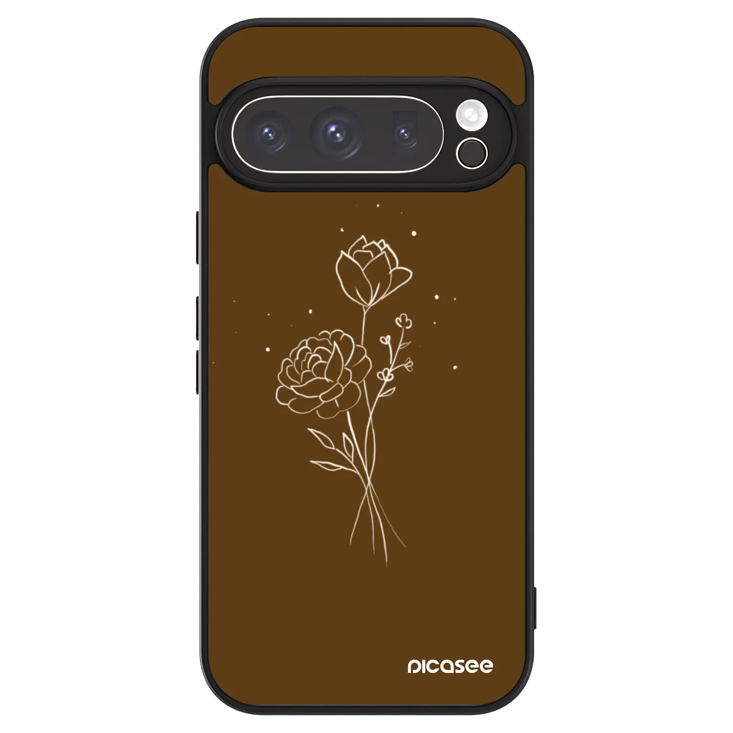 Picasee ULTIMATE CASE na Google Pixel 9 Pro XL - Brown flowers