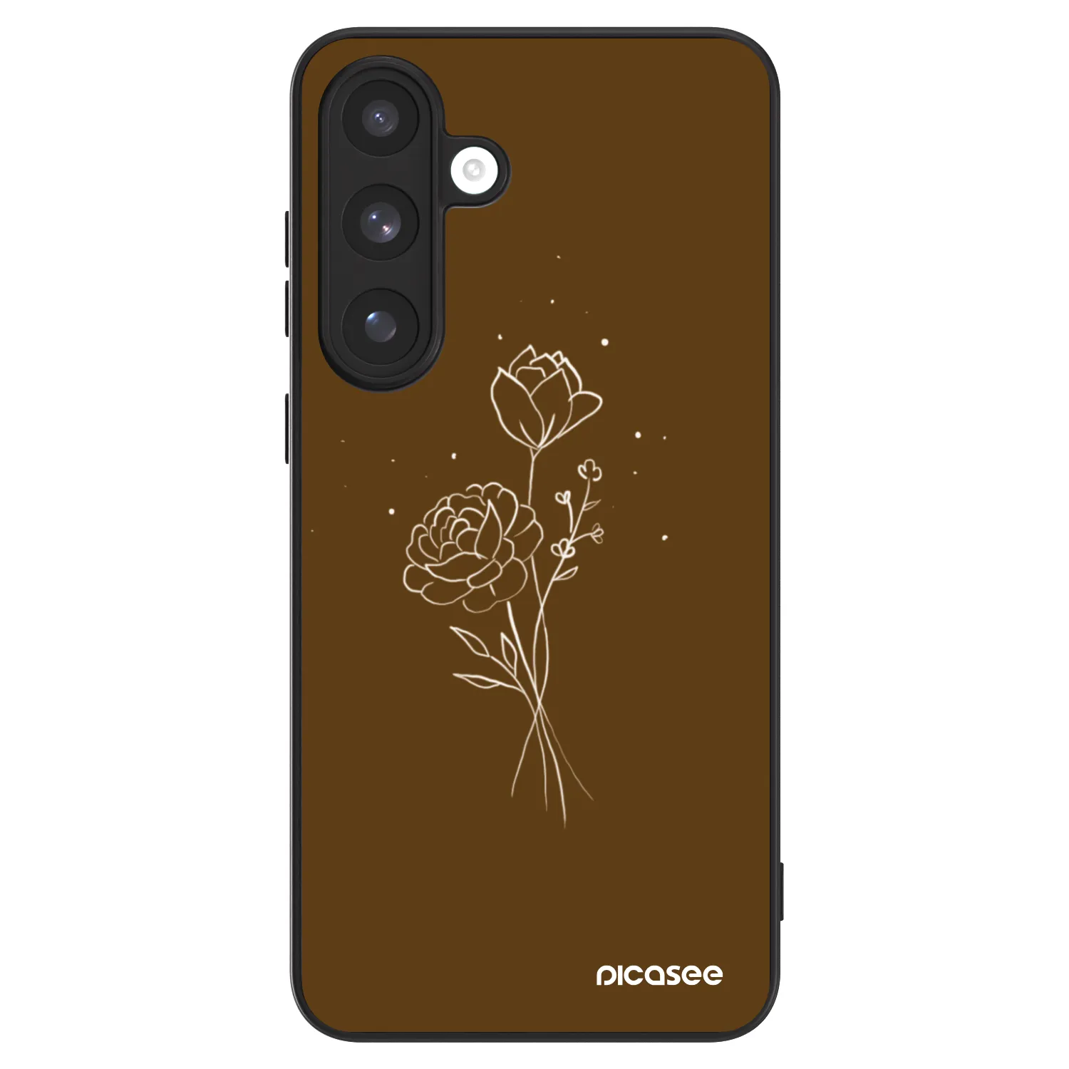Picasee ULTIMATE CASE na Samsung Galaxy S25 FE 5G - Brown flowers