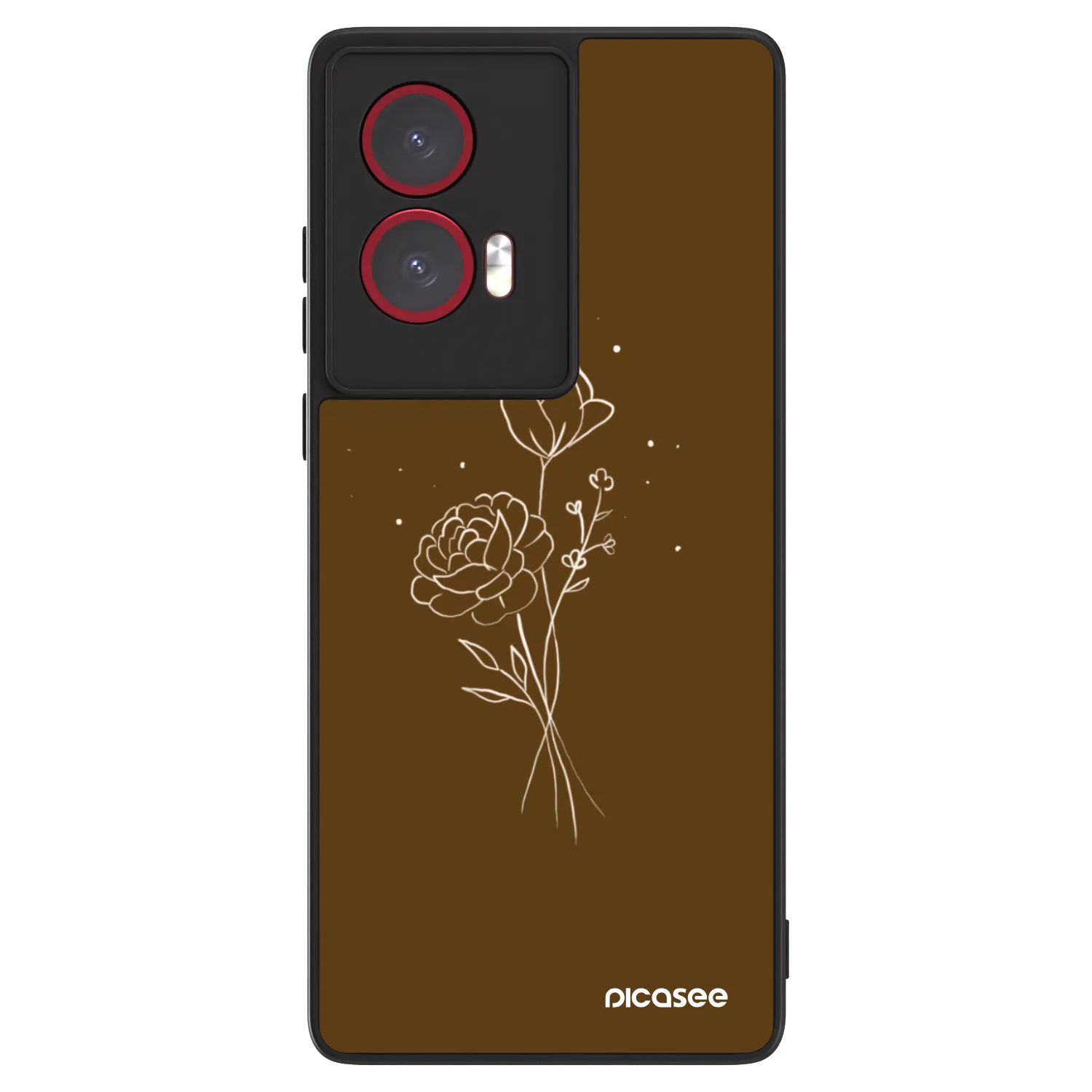 Picasee ULTIMATE CASE na Motorola Edge 50 Fusion - Brown flowers
