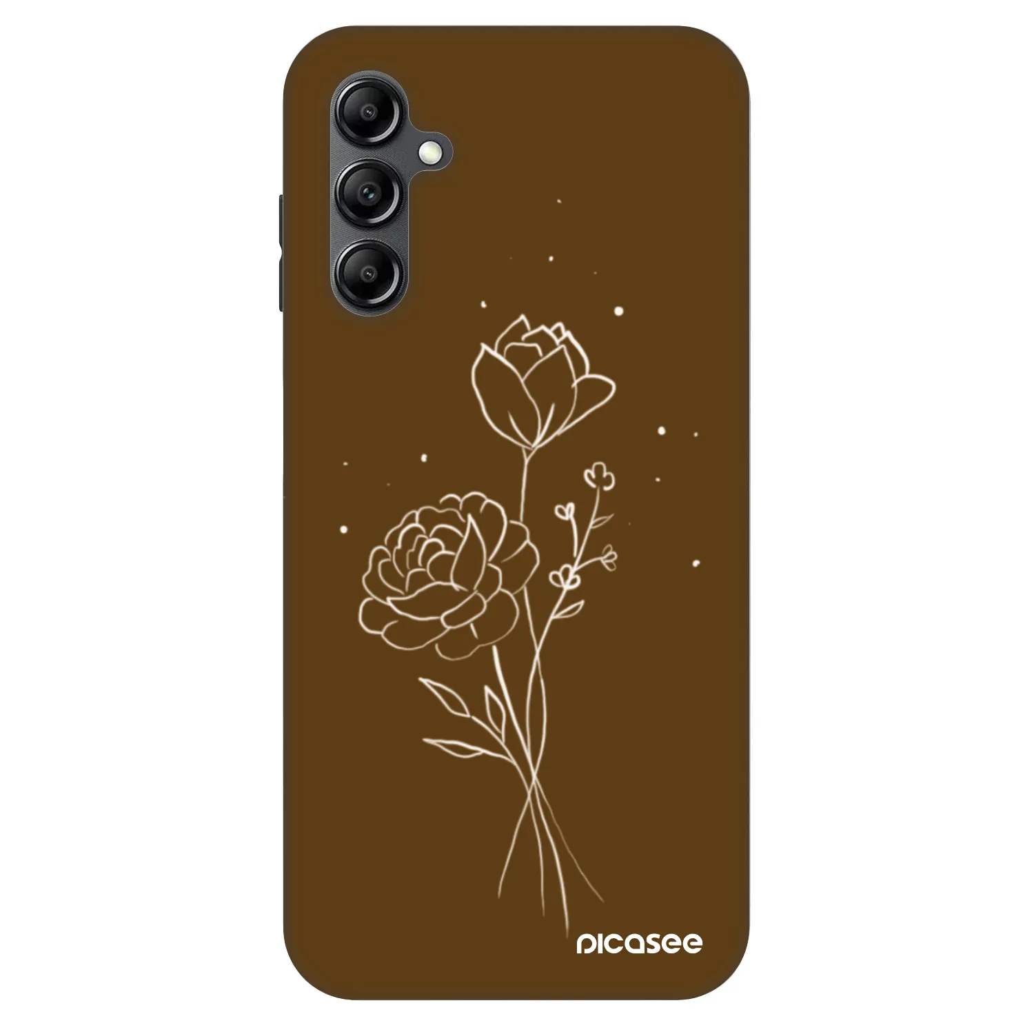 Picasee Fashion Case na Samsung Galaxy A16 4G - Brown flowers