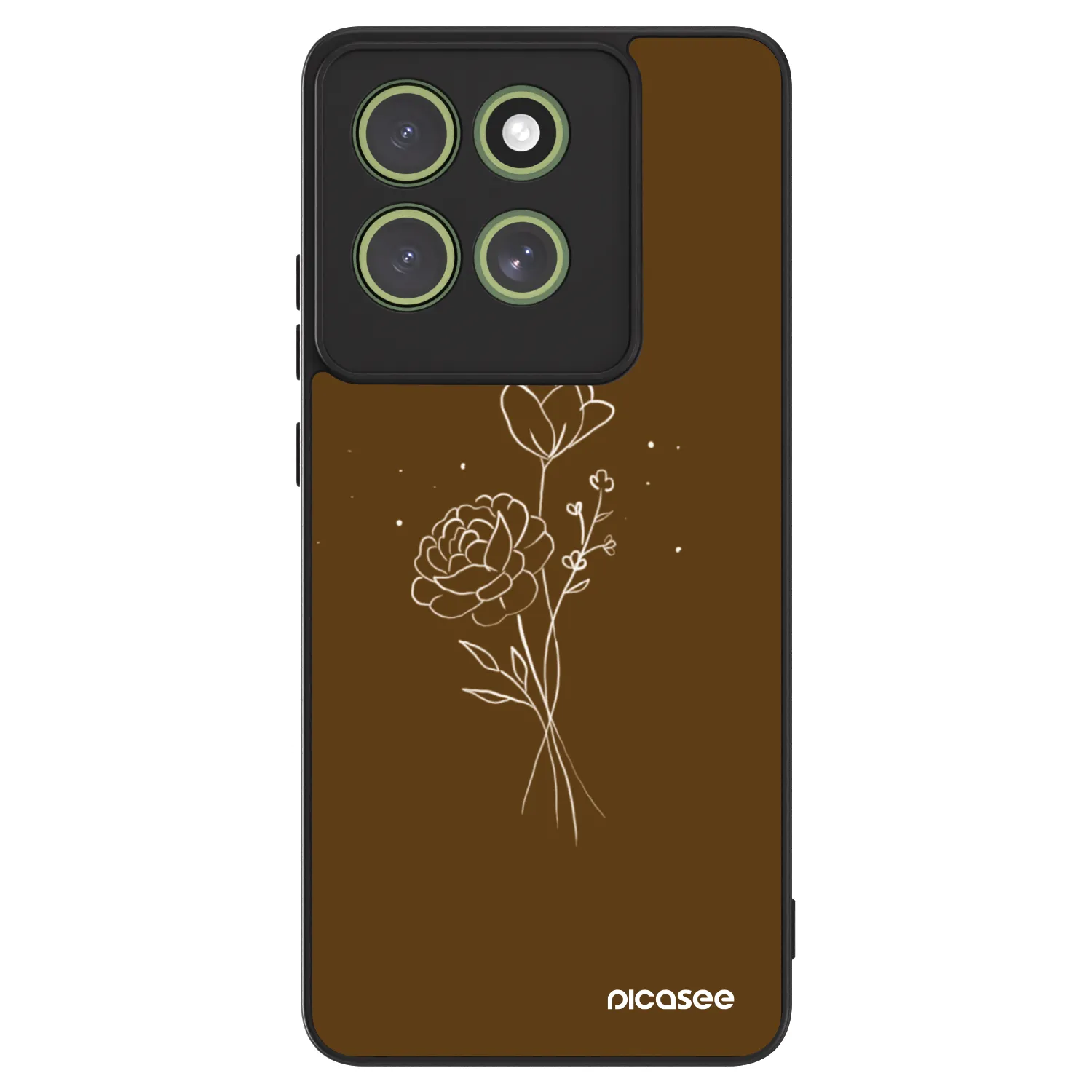 Picasee ULTIMATE CASE na Motorola Moto G86 Power 5G - Brown flowers