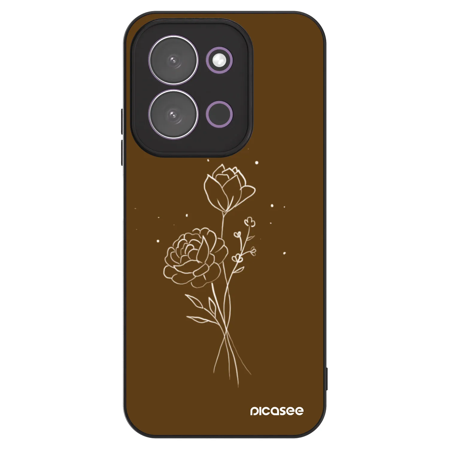Picasee ULTIMATE CASE na Xiaomi Redmi 15C 5G - Brown flowers