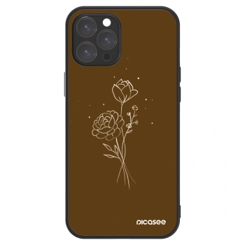 Picasee ULTIMATE CASE na Apple iPhone 12 Pro Max - Brown flowers