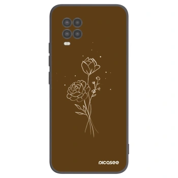 Etui na Xiaomi Mi 10 Lite - Brown flowers