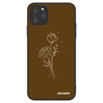 Picasee ULTIMATE CASE na Apple iPhone 11 Pro Max - Brown flowers